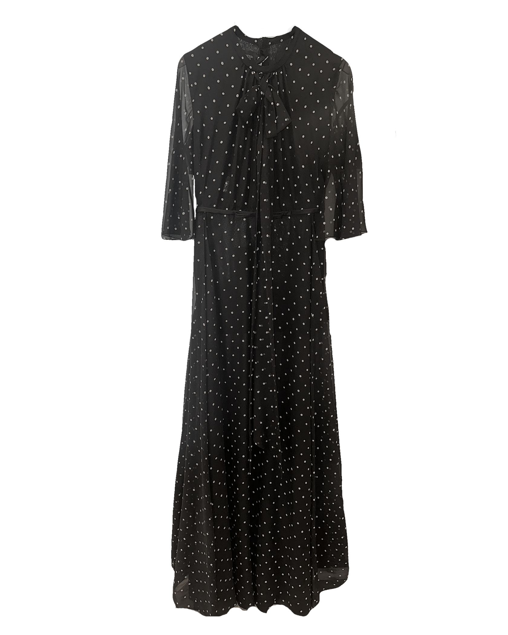GIAMBATTISTA VALLI | SHORT SLEEVE GEORGETTE PRINT DRESS