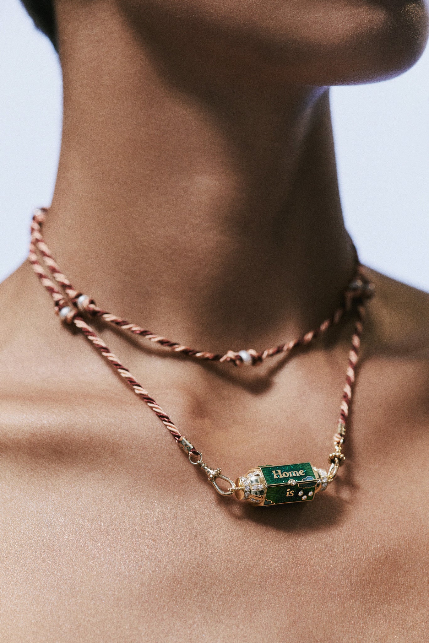 HOME IS EVERYWHERE LOCKET