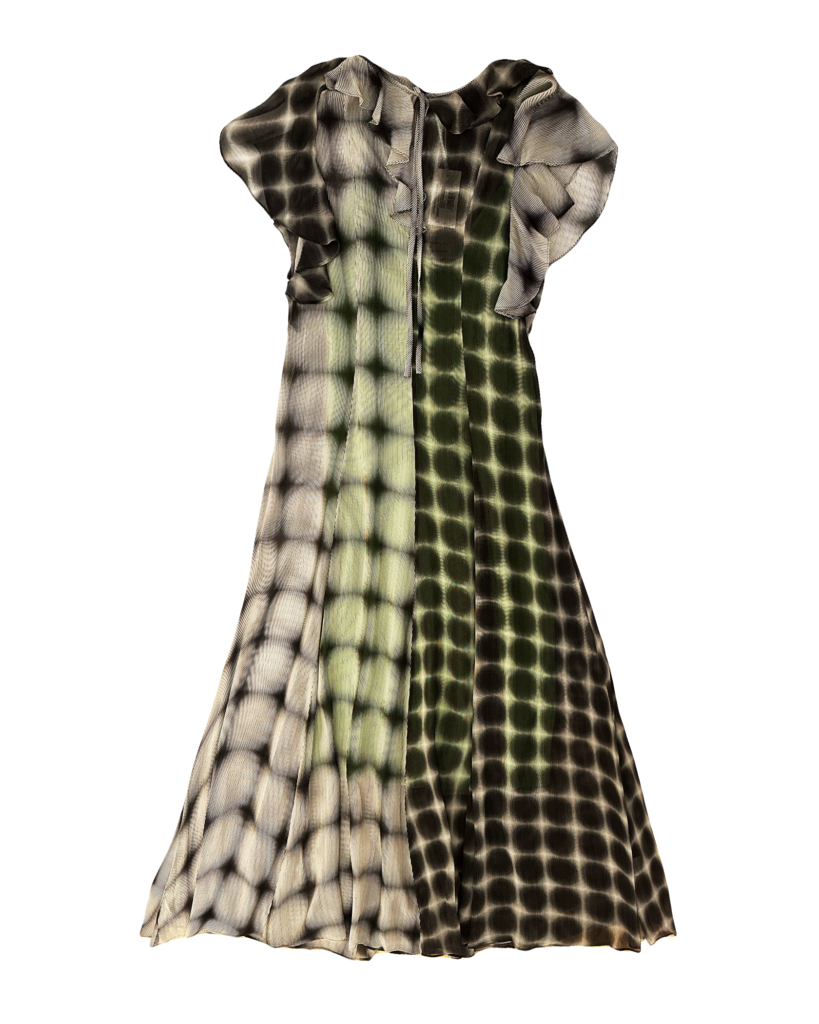 LEE MATHEWS | FLUTTER SLEEVE V-NECK PRINTED WINNIE DRESS