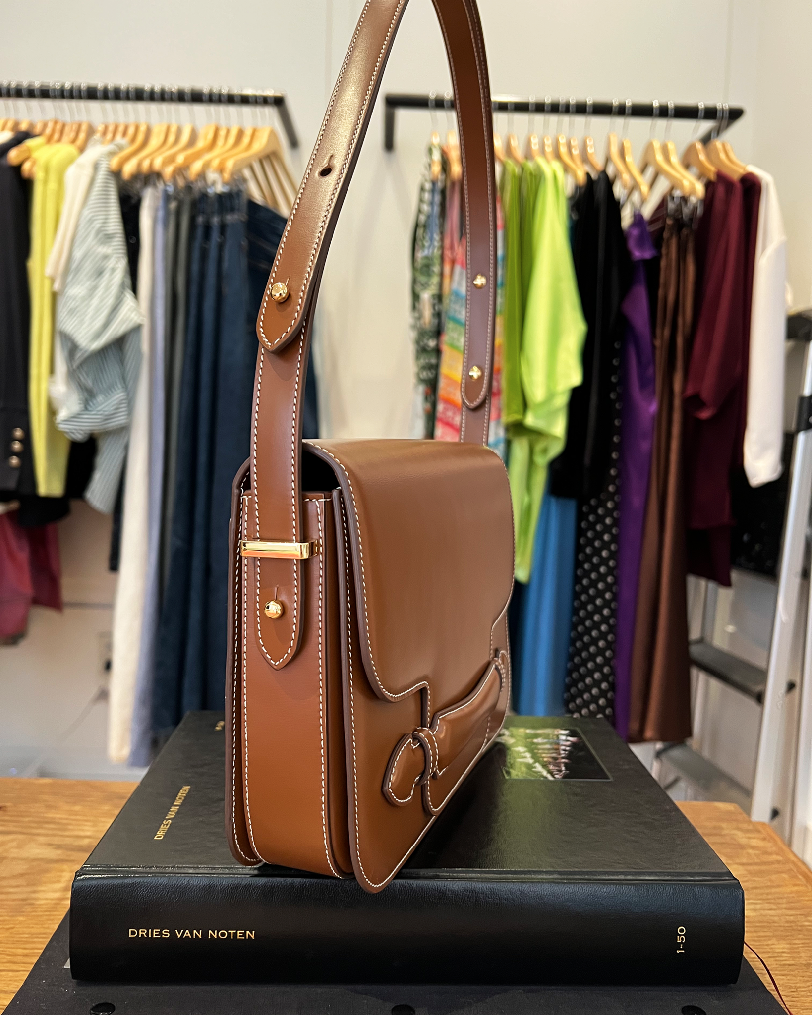 LEATHER ROMY CROSSBODY BAG
