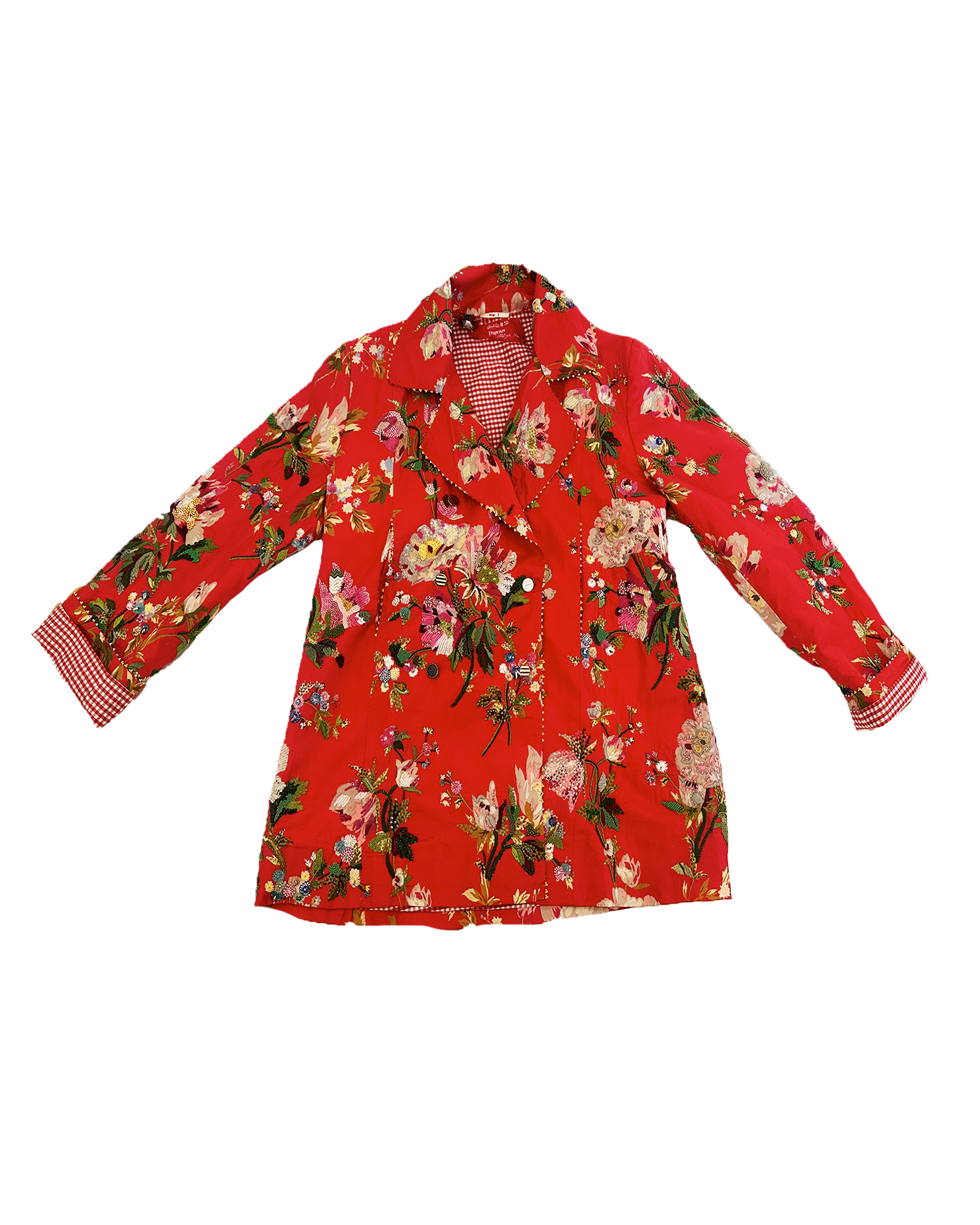 PERO | LONG SLEEVE BEADED SHORT BLAZER