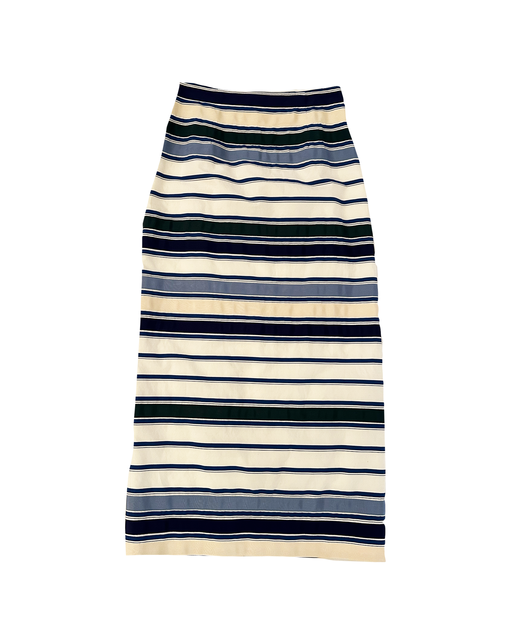 ROSIE ASSOULIN | STRIPED RIBBON CLASSIC PENCIL SKIRT