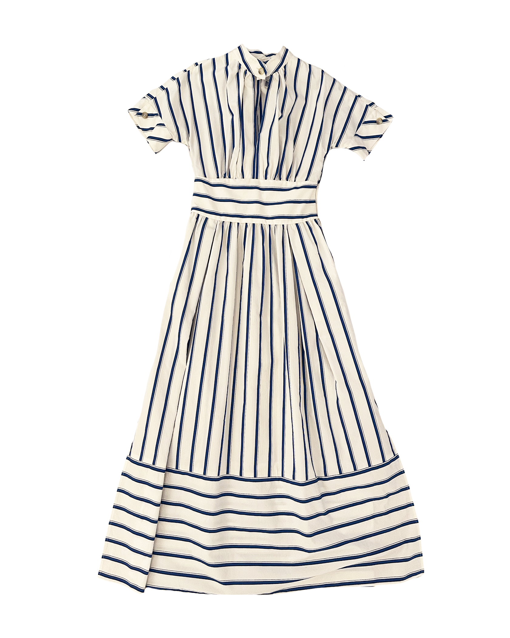 ROSIE ASSOULIN | SHORT SLEEVE STRIPED SHIRTDRESS