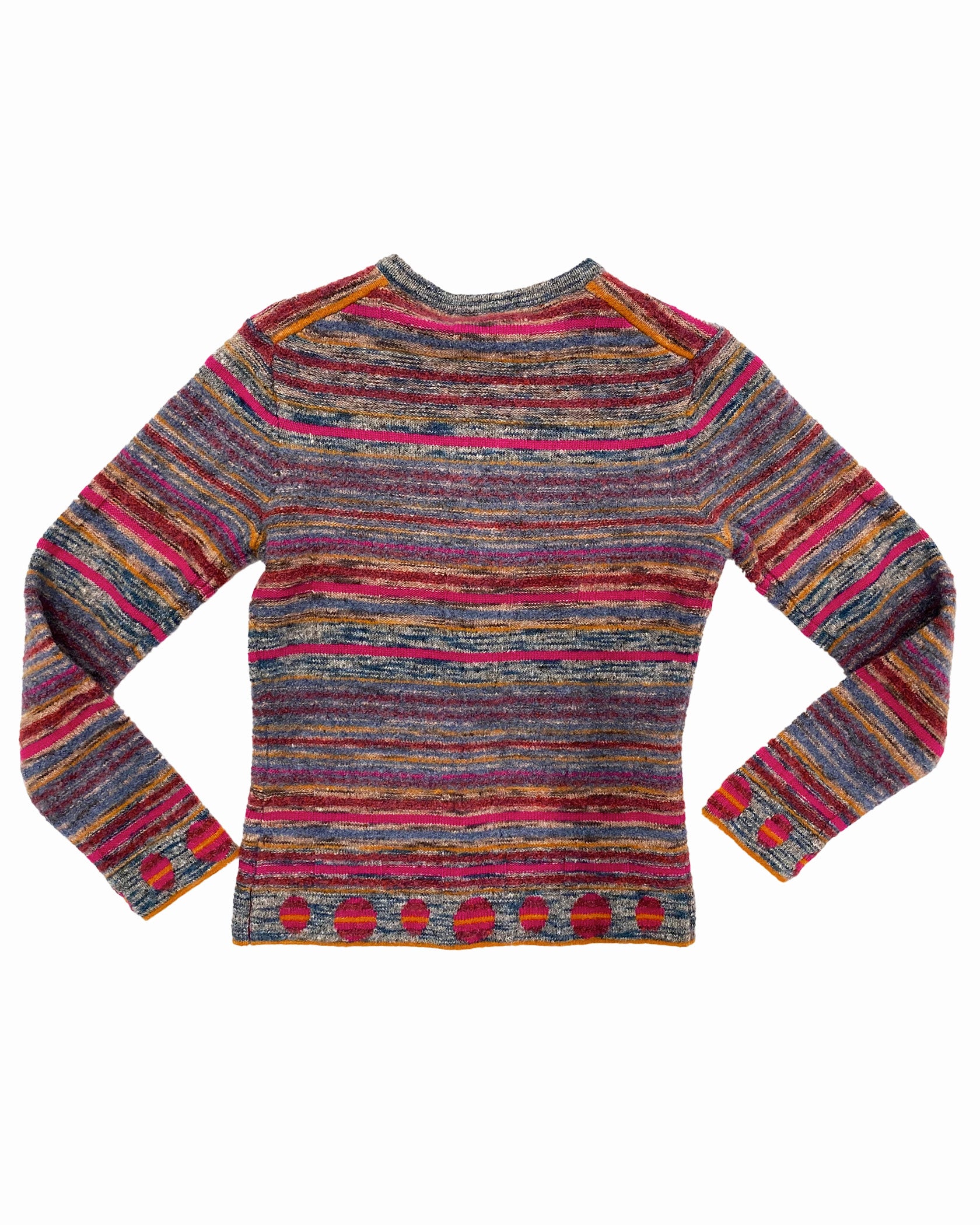 THE ELDER STATEMAN | EXPLORER STRIPED CARDIGAN