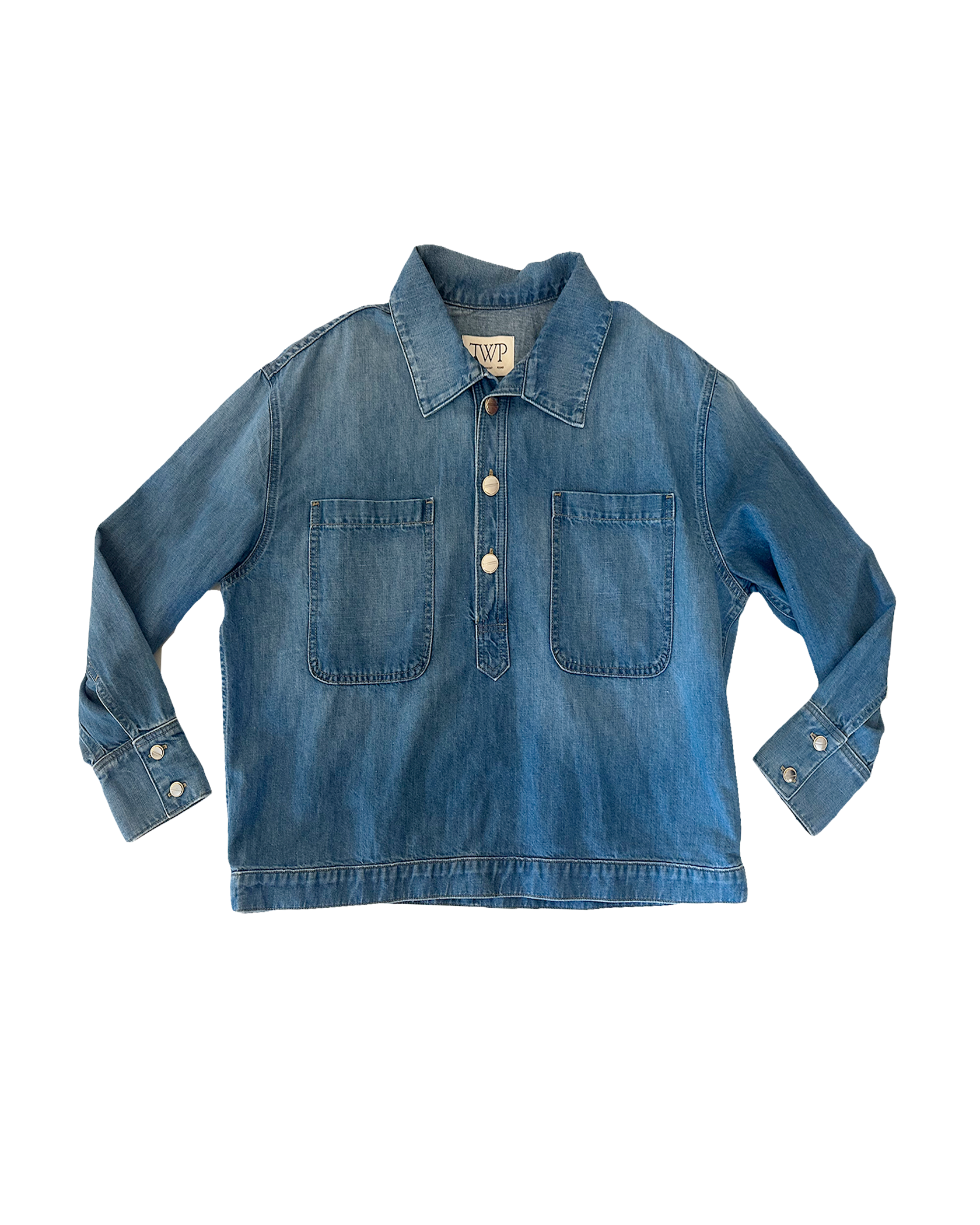 TWP | AT EASE DENIM BLOUSE