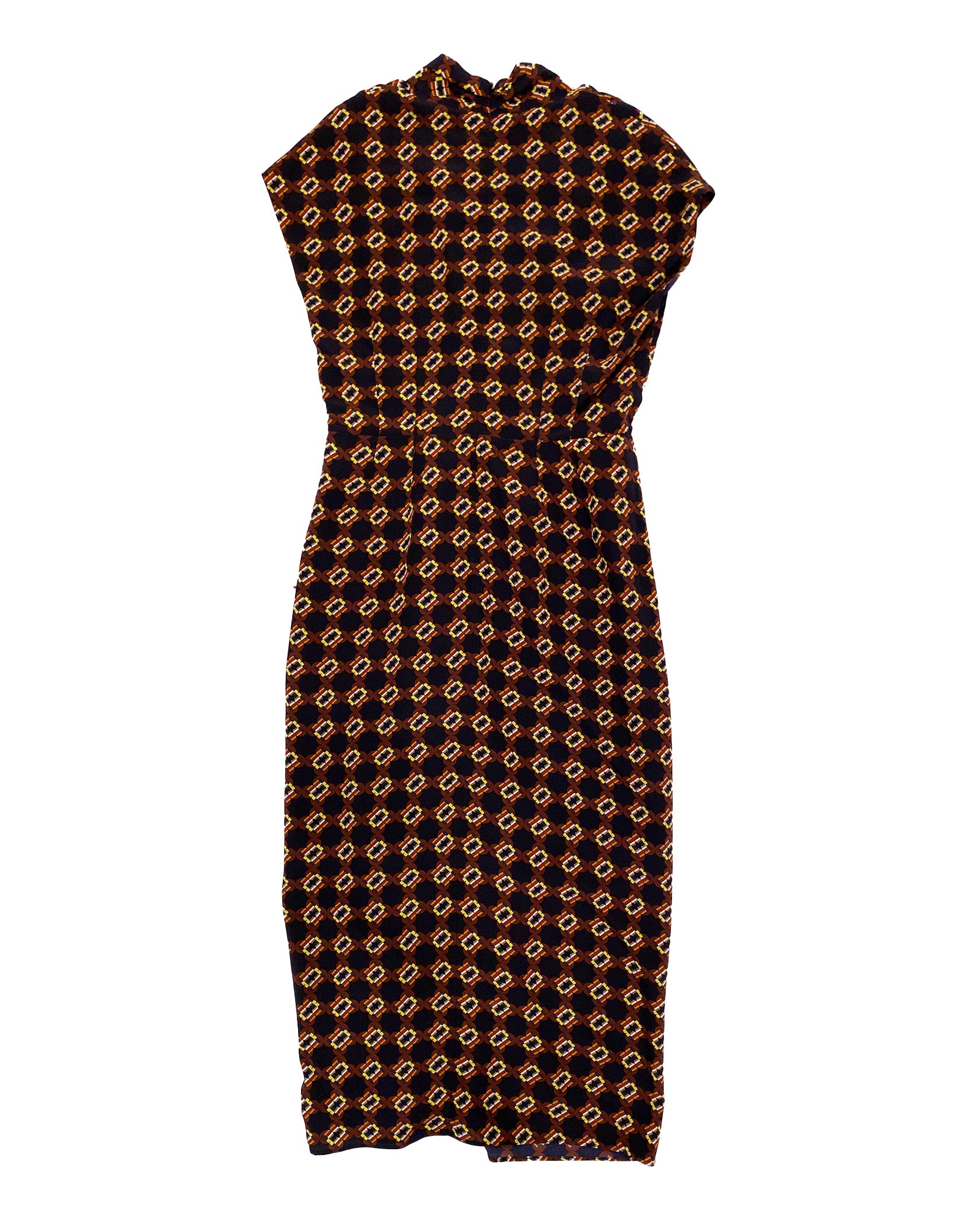DRIES VAN NOTEN | PRINTED MIDI DRESS