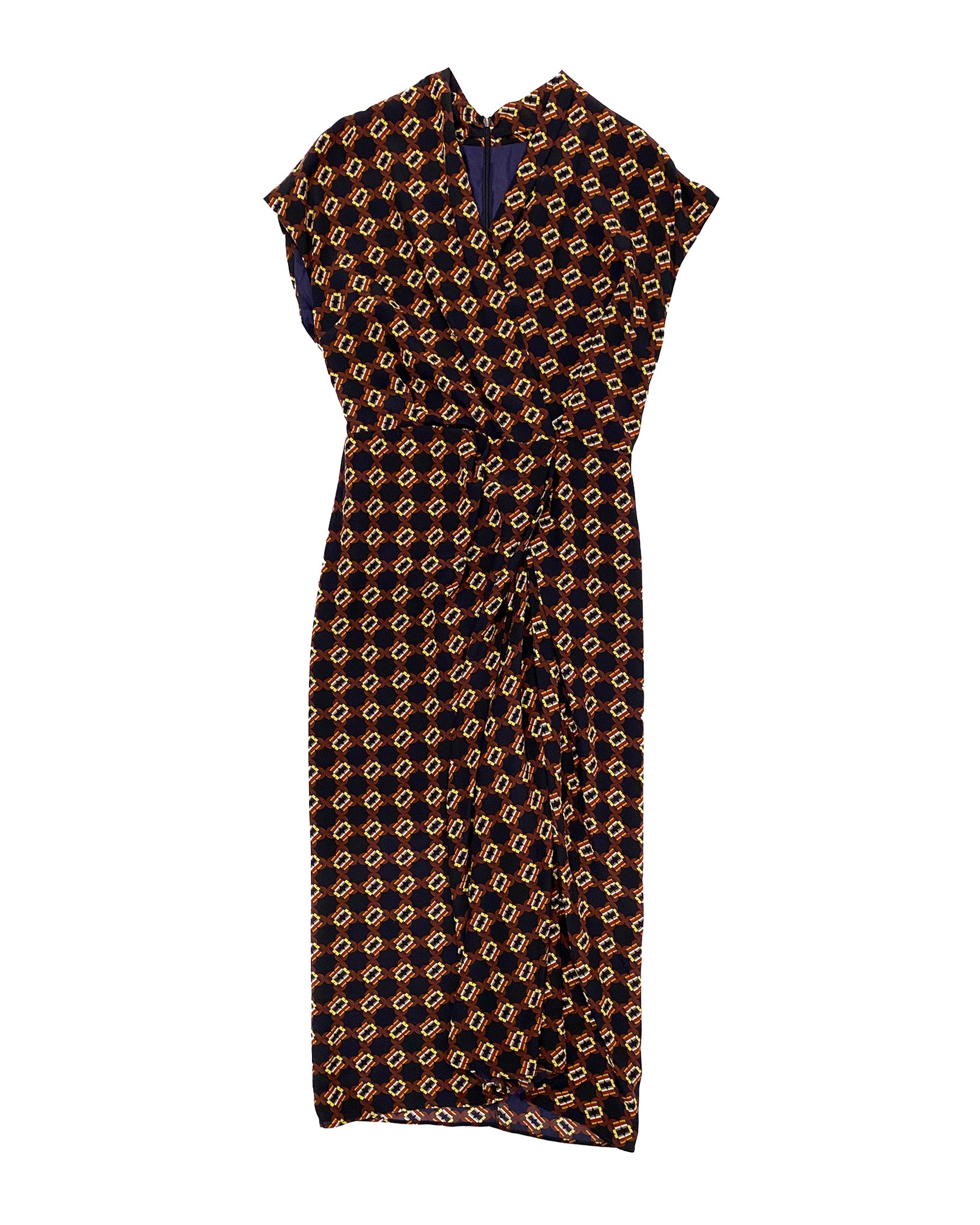 DRIES VAN NOTEN | PRINTED MIDI DRESS