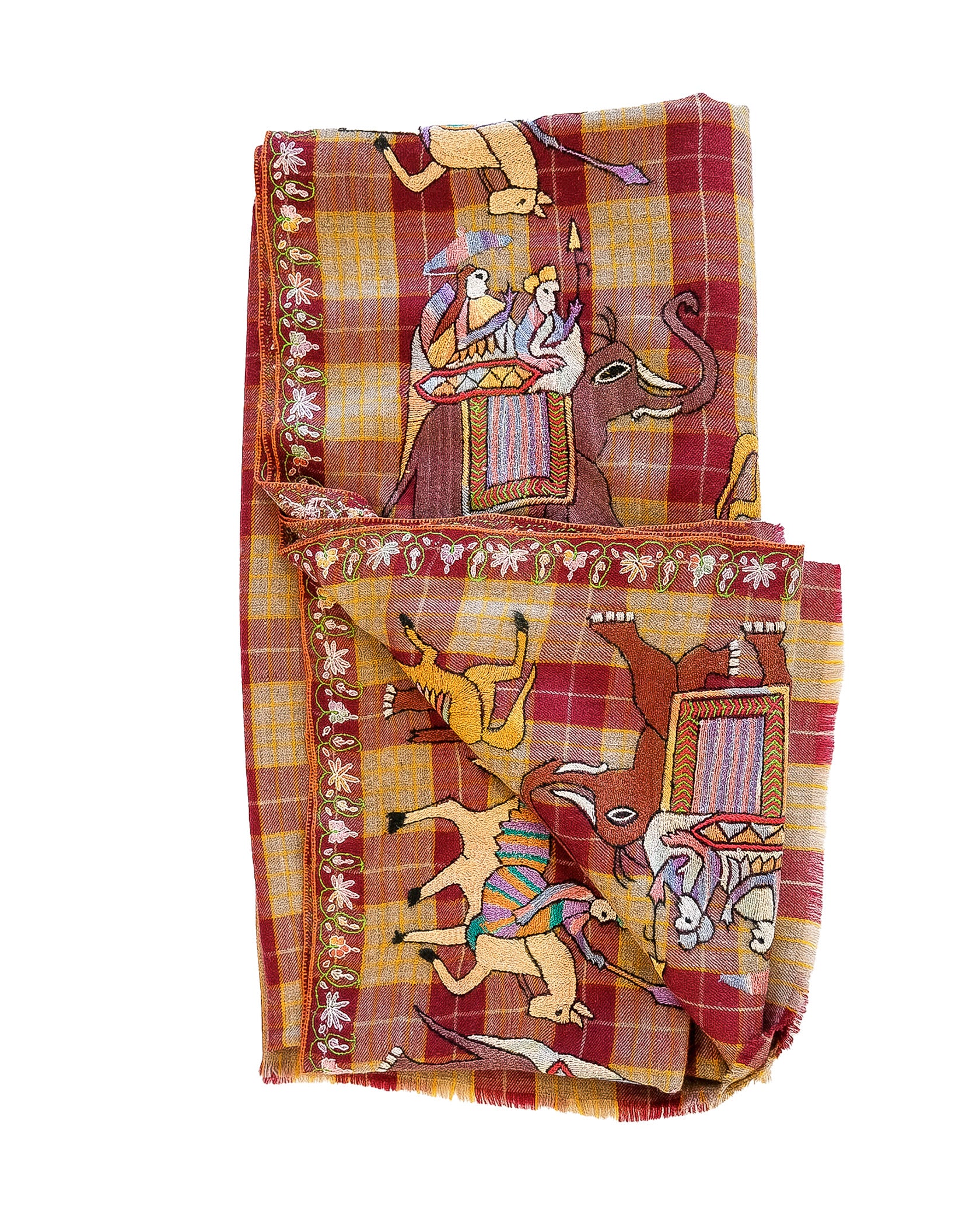 YASER | PLAID PARADE SHAWL