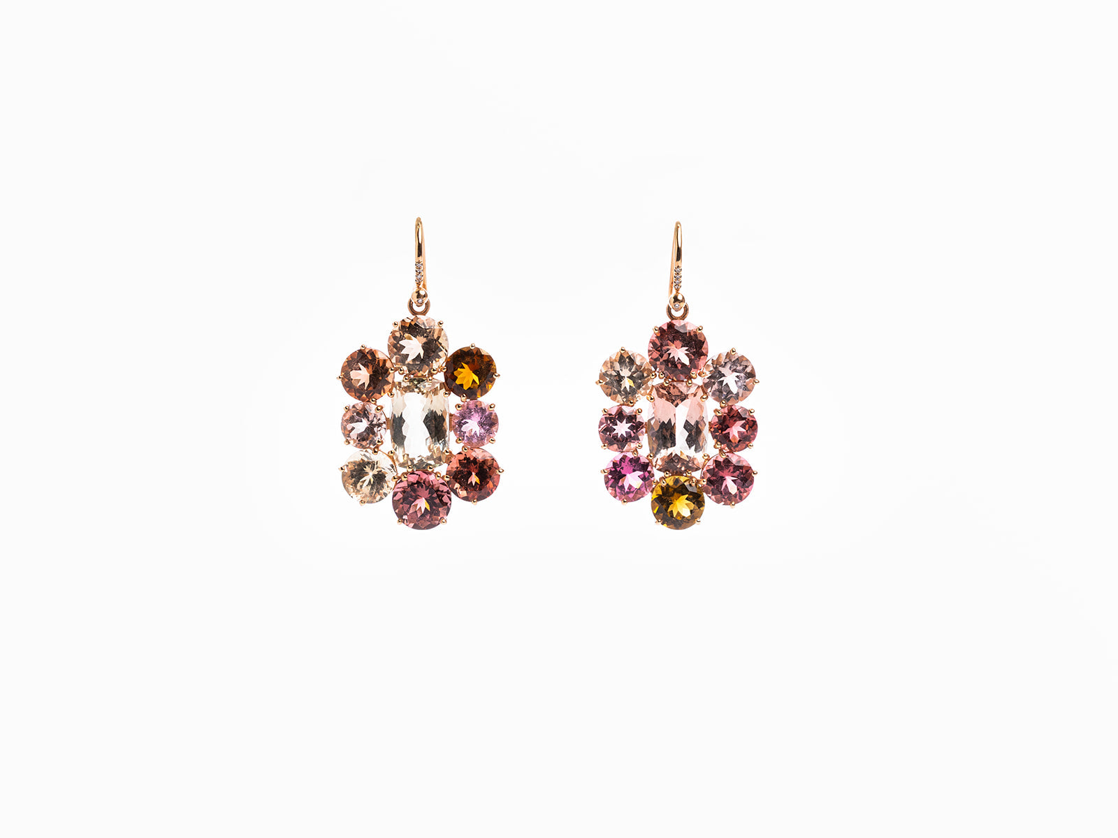 IRENE NEUWIRTH | GEMMY GEM FLORET MULTI COLOR TOURMALINE EARRINGS
