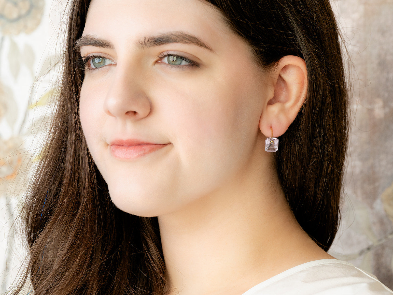 MARIE HÉLÈNE DE TAILLAC | EMERALD CUT GEM EARRINGS