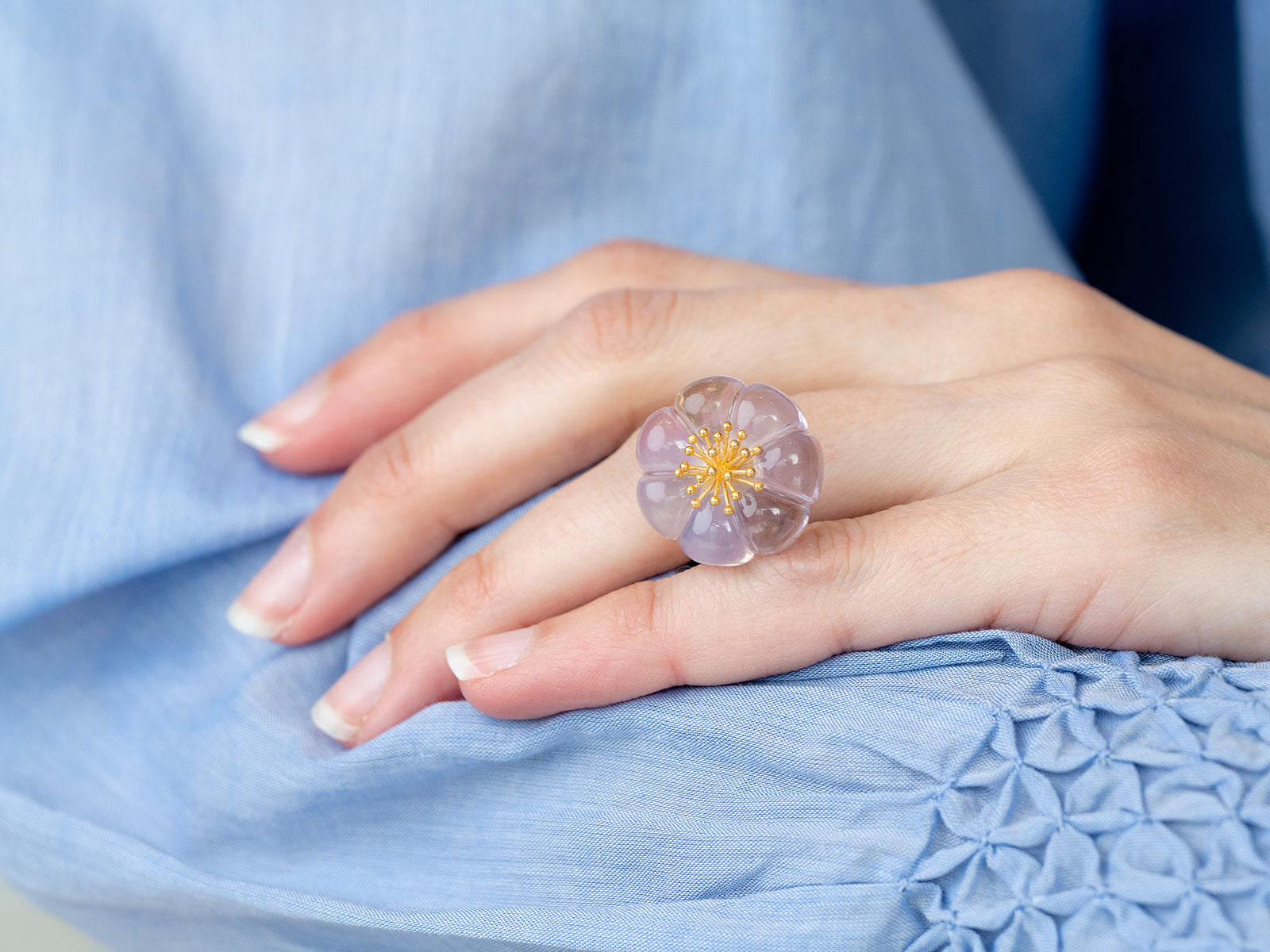 MARIE HÉLÈNE DE TAILLAC | PLUM BLOSSOM RING