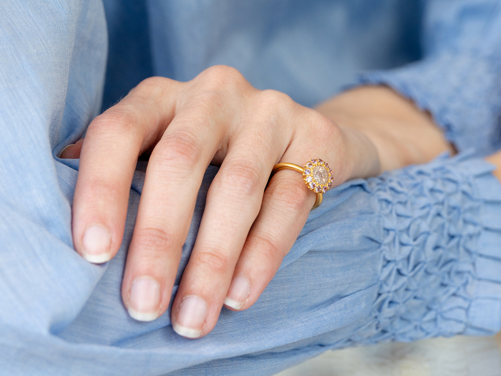 MARIE HÉLÈNE DE TAILLAC | PARIS D MARGUERITE PINKY RING