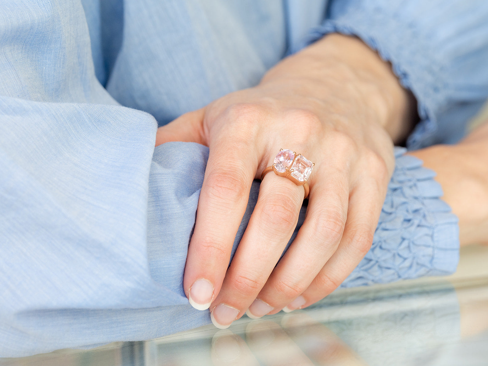 IRENE NEUWIRTH | GEMMY GEM KUNZITE RING