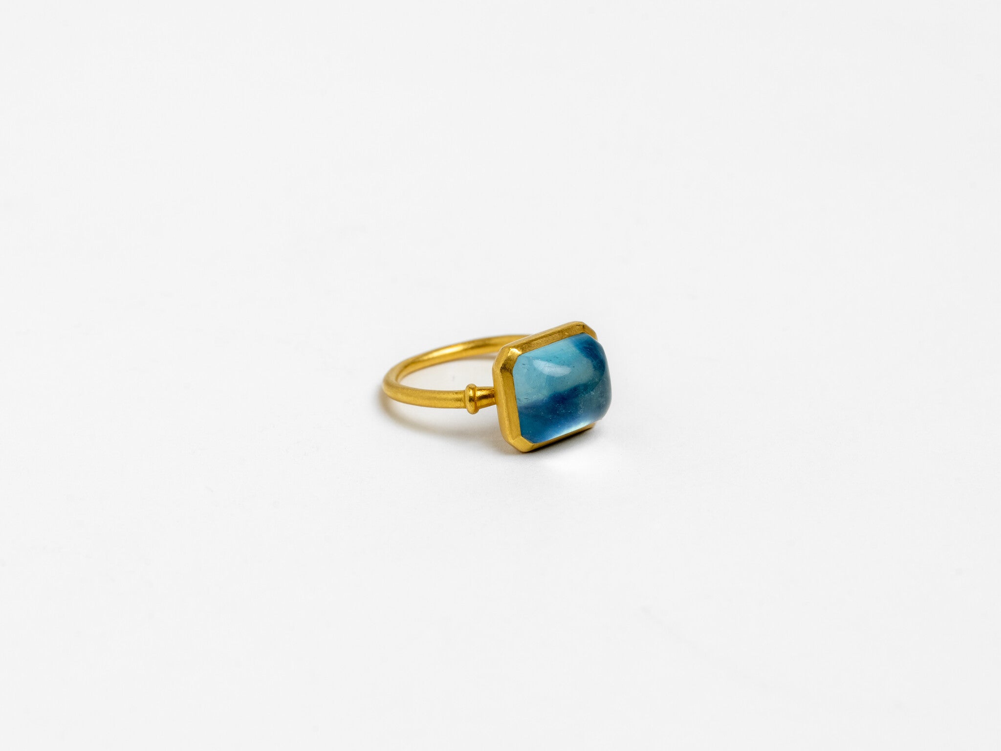 AQUAMARINE CAPSA RING