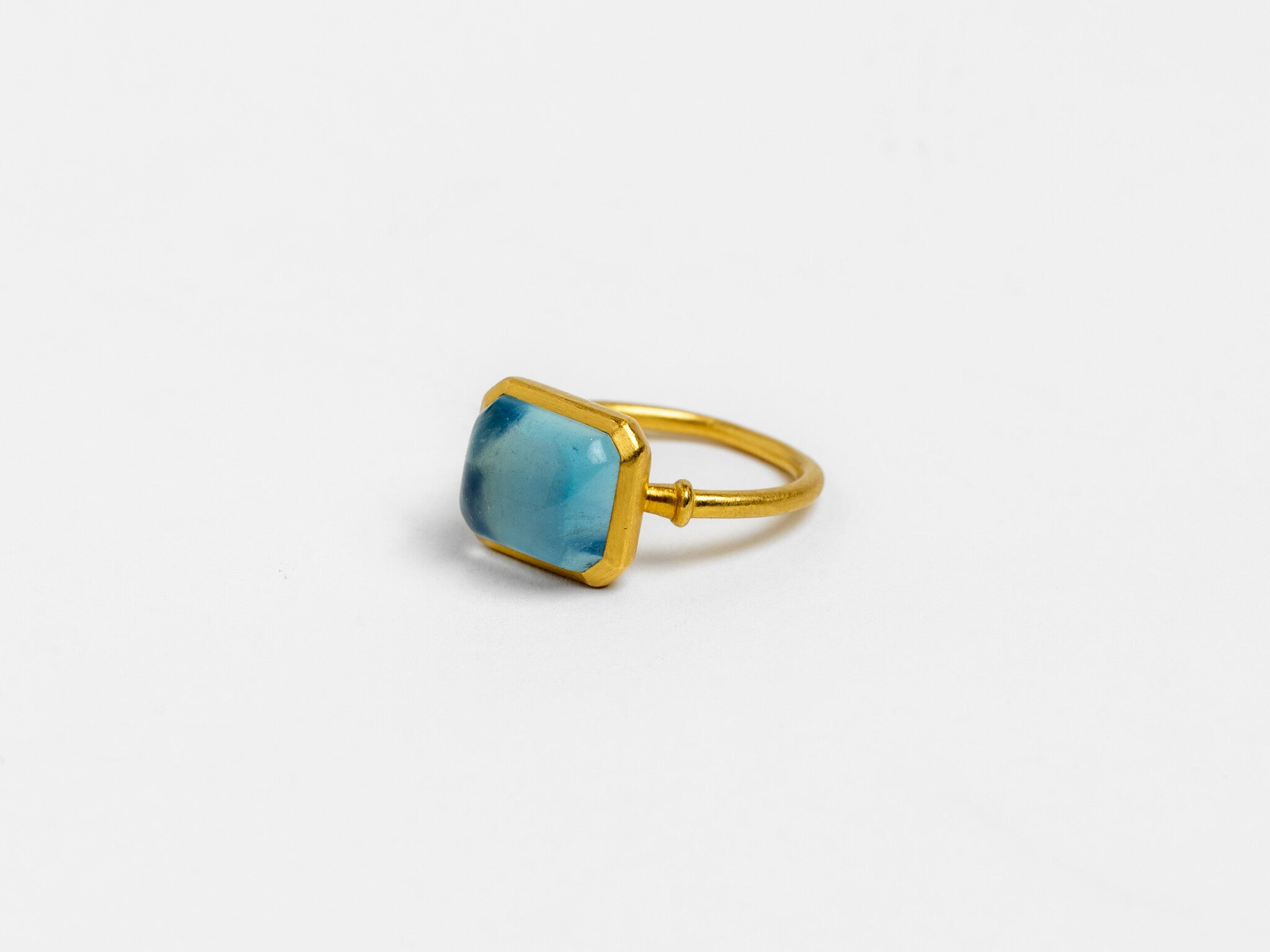 AQUAMARINE CAPSA RING