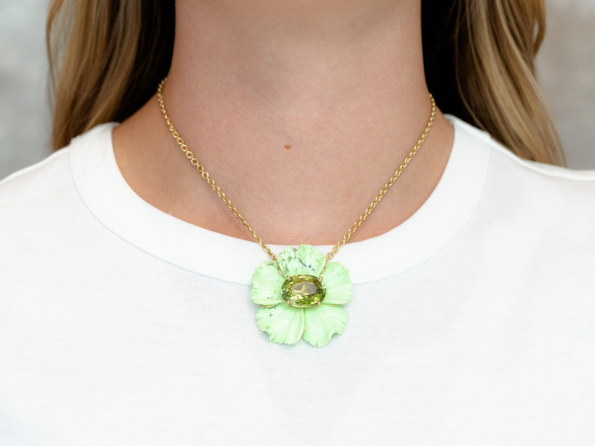 IRENE NEUWIRTH | TROPICAL FLOWER NECKLACE