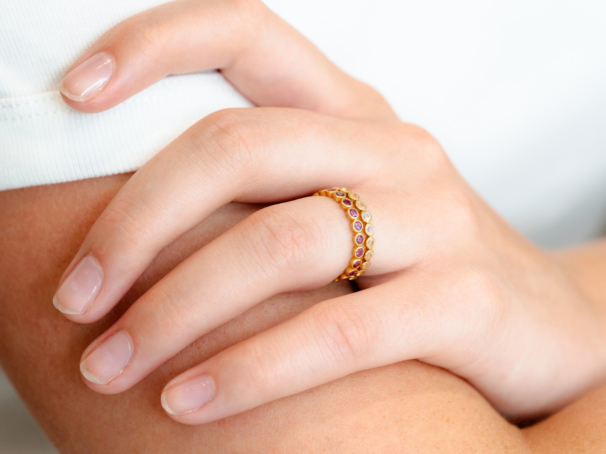 RHODOLITE BOLLYWOOD RING