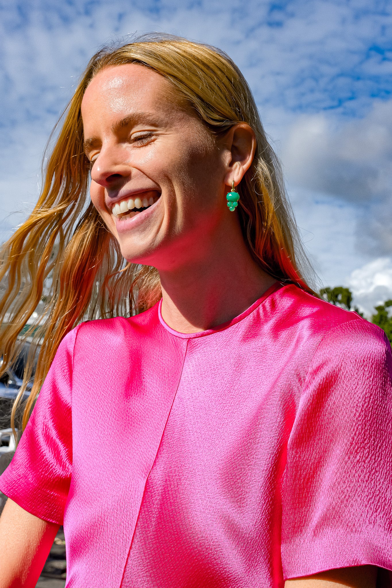 FFORME | HAMMERED SATIN MAXI DRESS