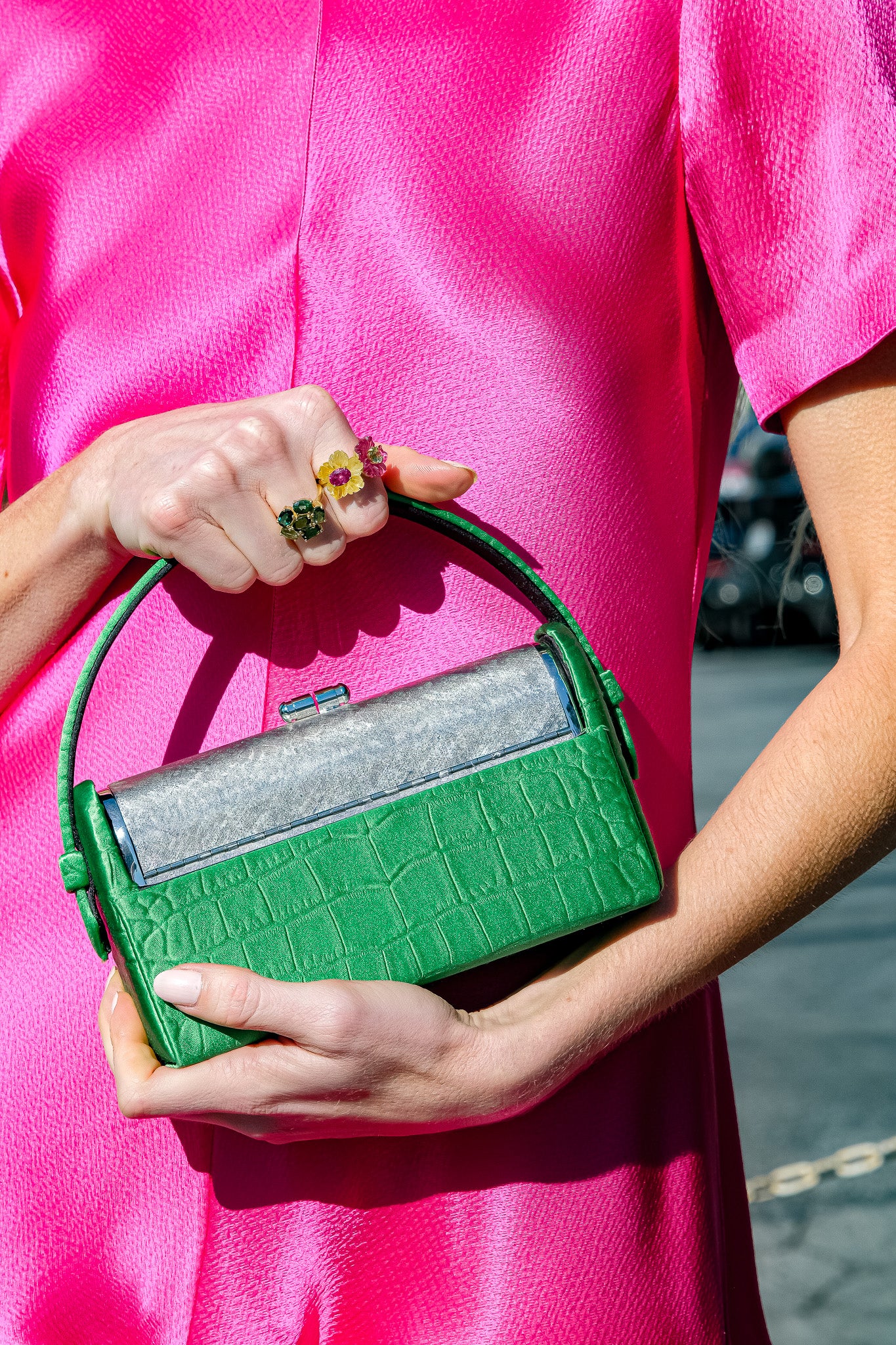 BIENEN DAVIS | SATIN REGINE CROC CASE