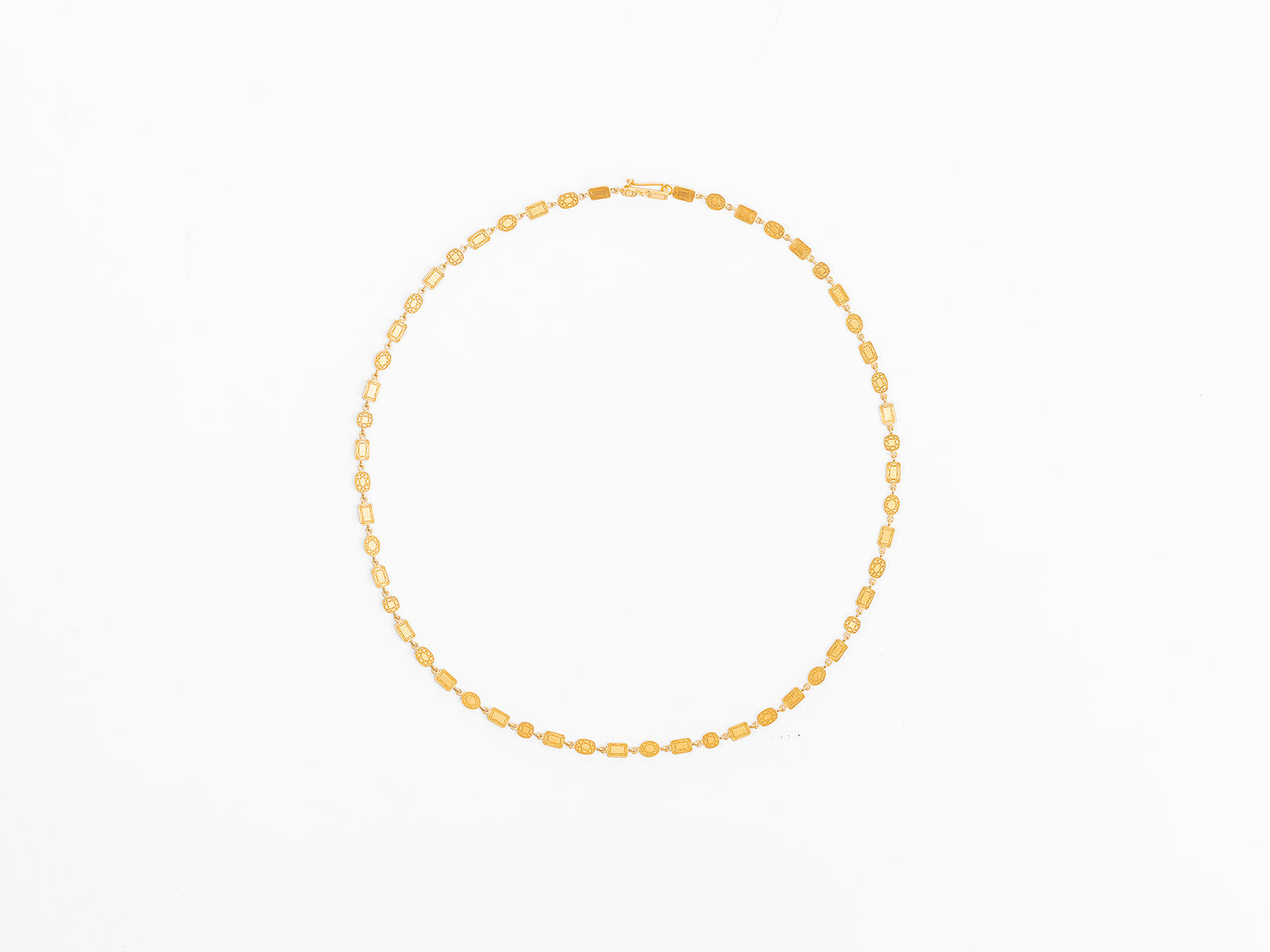 MARIE HÉLÈNE DE TAILLAC | GOLD GEM SEQUIN NECKLACE