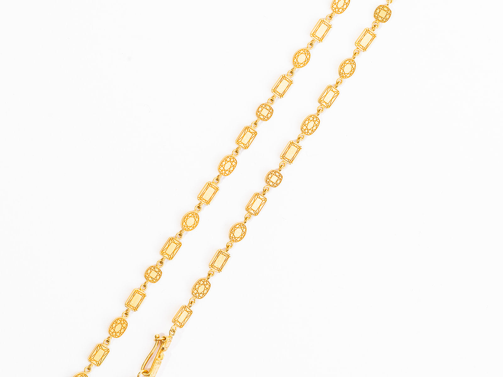 MARIE HÉLÈNE DE TAILLAC | GOLD GEM SEQUIN NECKLACE