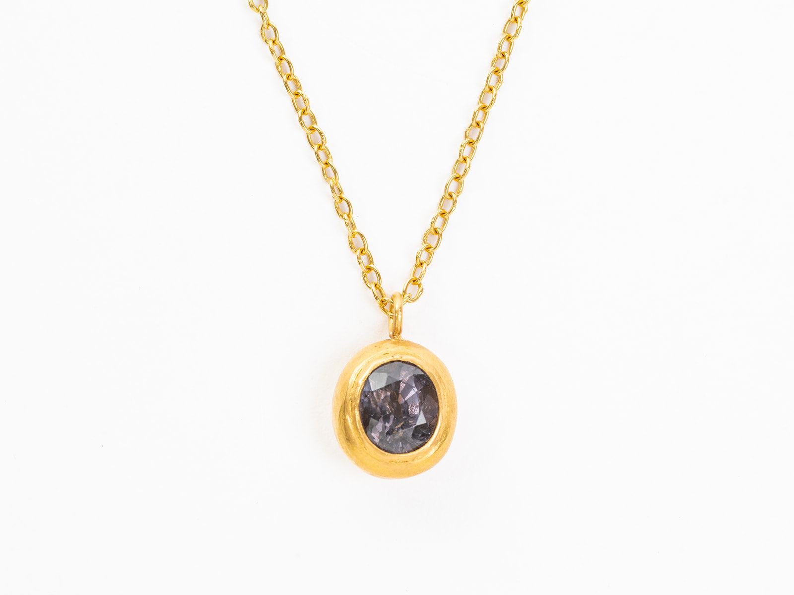 MUNNU THE GEM PALACE | BLUE SPINEL PENDANT NECKLACE