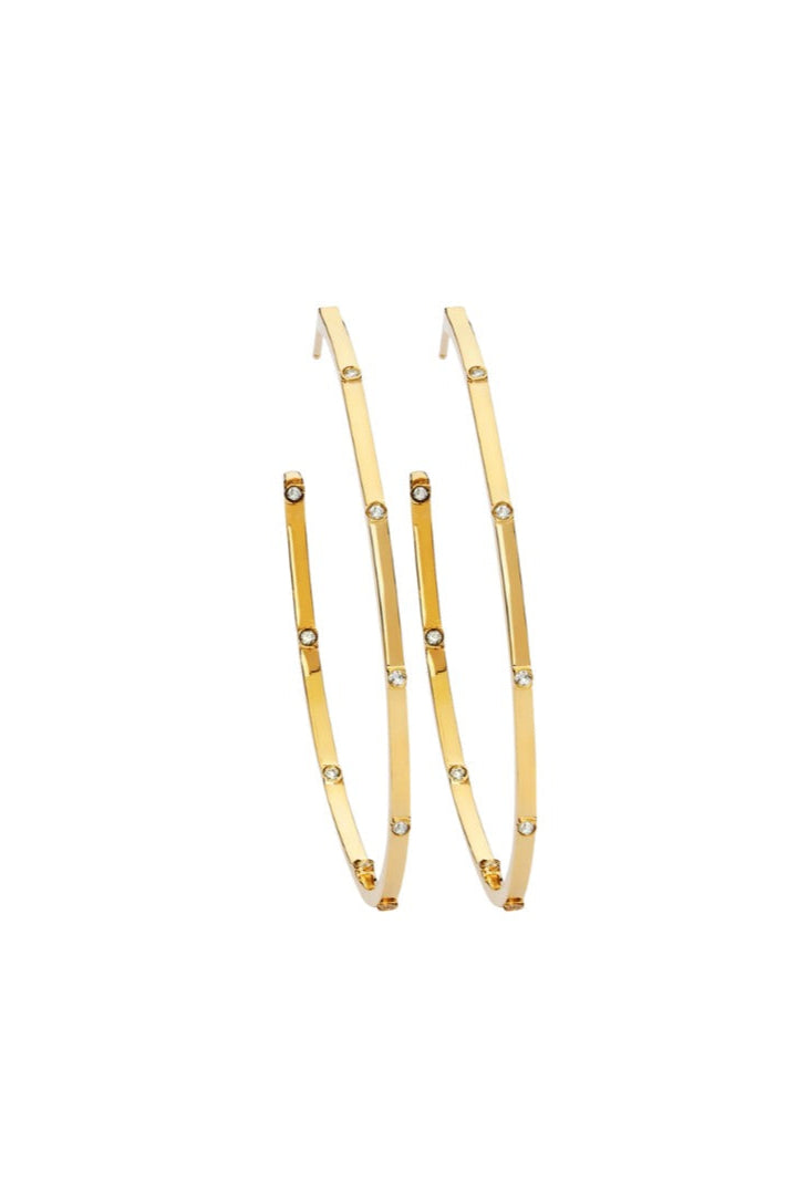 HENRI NÖEL | DIAMOND FLUSH SET HOOPS