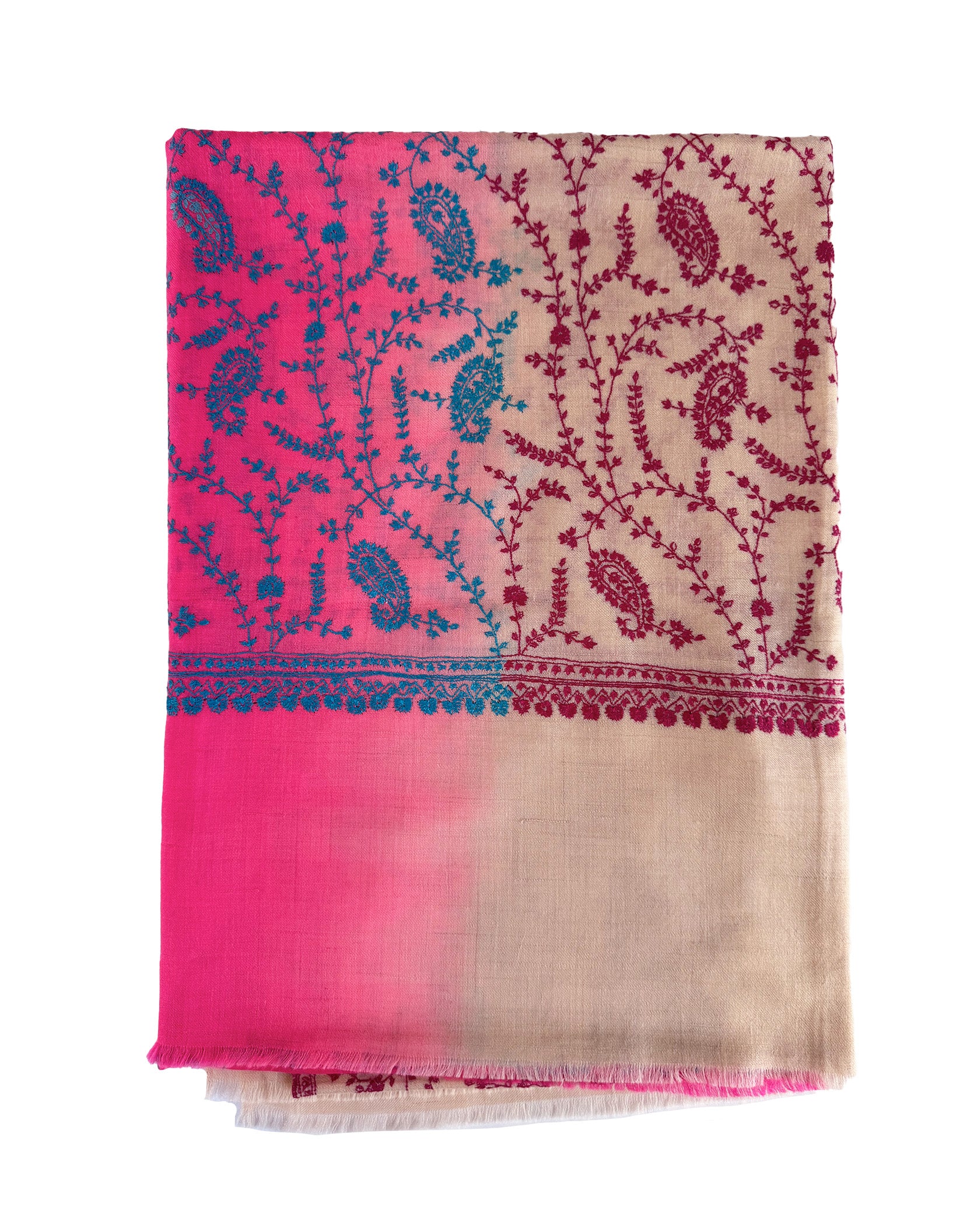 YASER | TWO TONE PAISLEY SHAWL