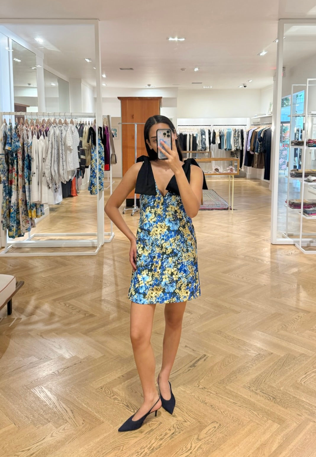 KIKA VARGAS | TWILL FRANCES SHORT DRESS