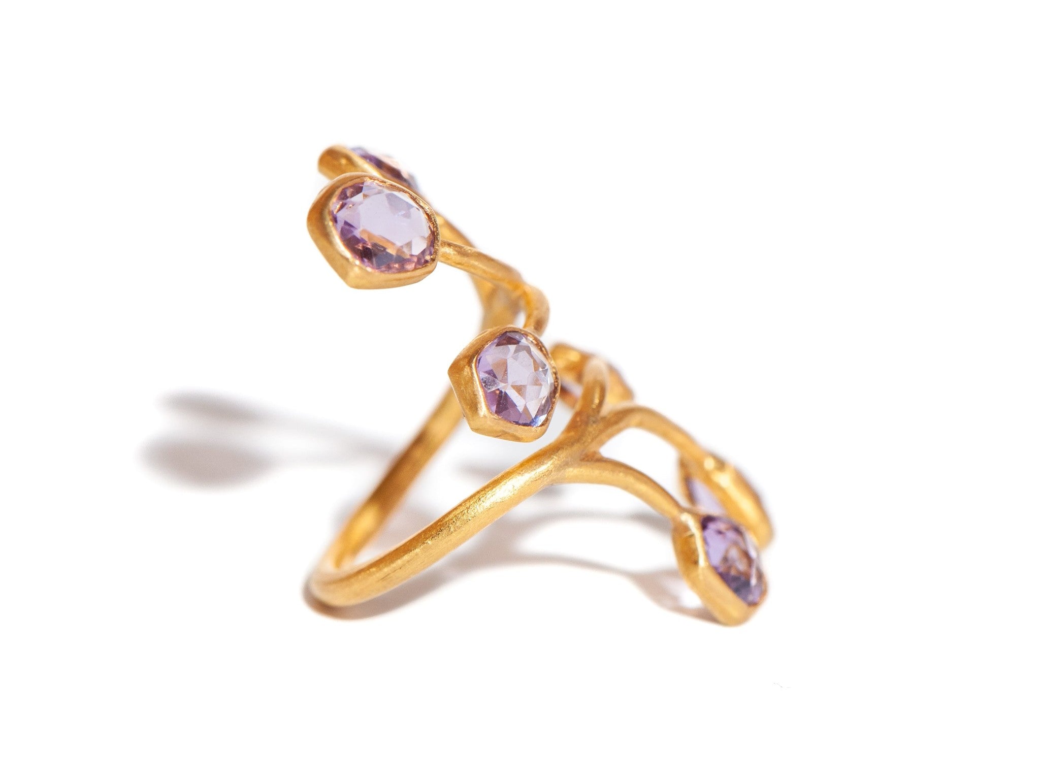 AMETHYST BRANCH RING