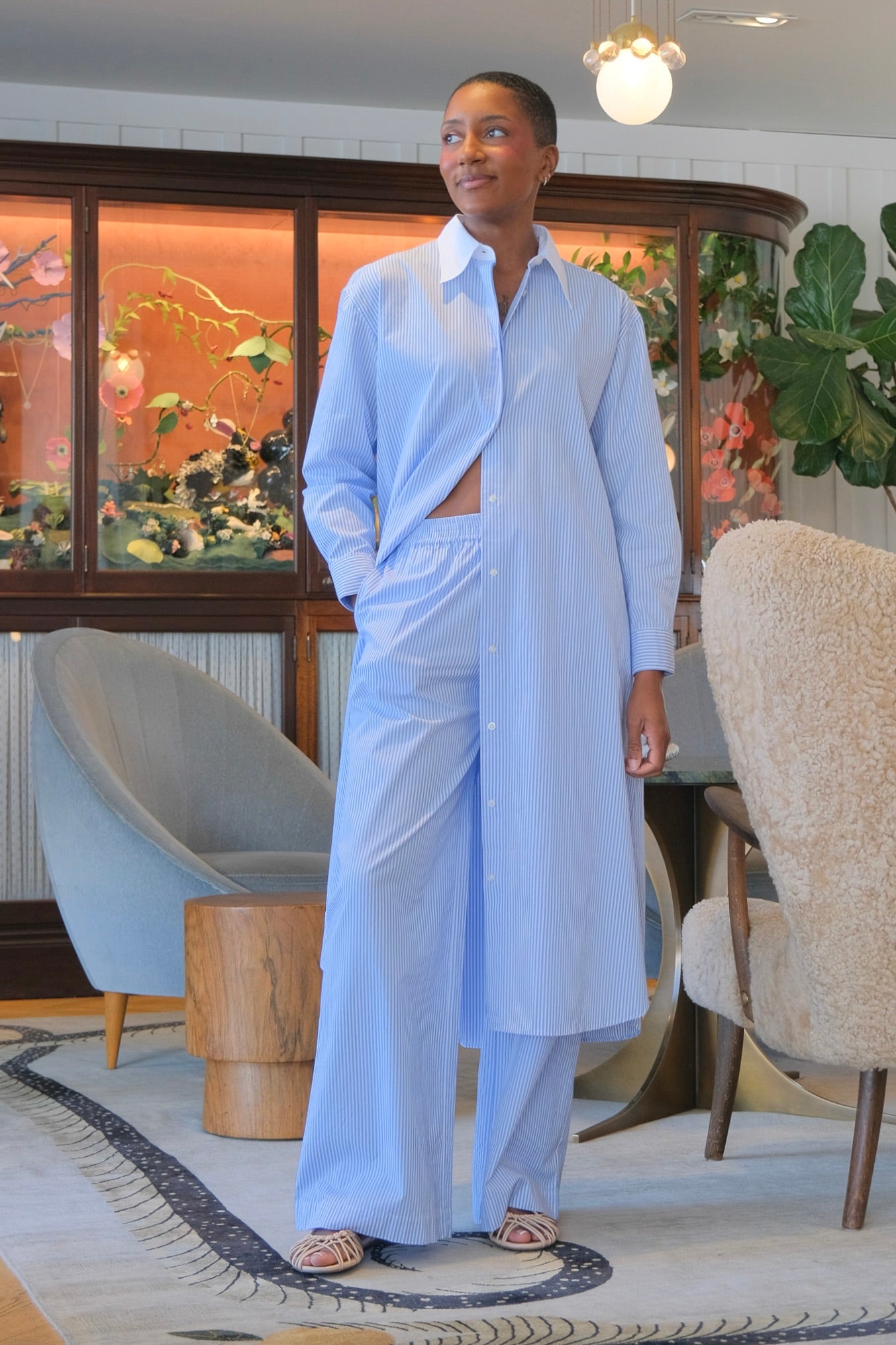 OFFICINE GENERALE | POPLIN WILLA PANT