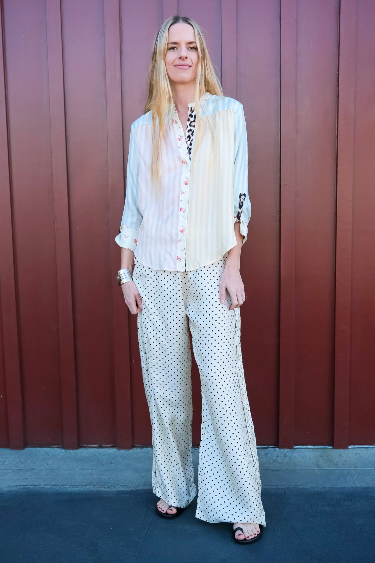 LA PRESTIC OUISTON | JEANNE BUTTON DOWN SHIRT