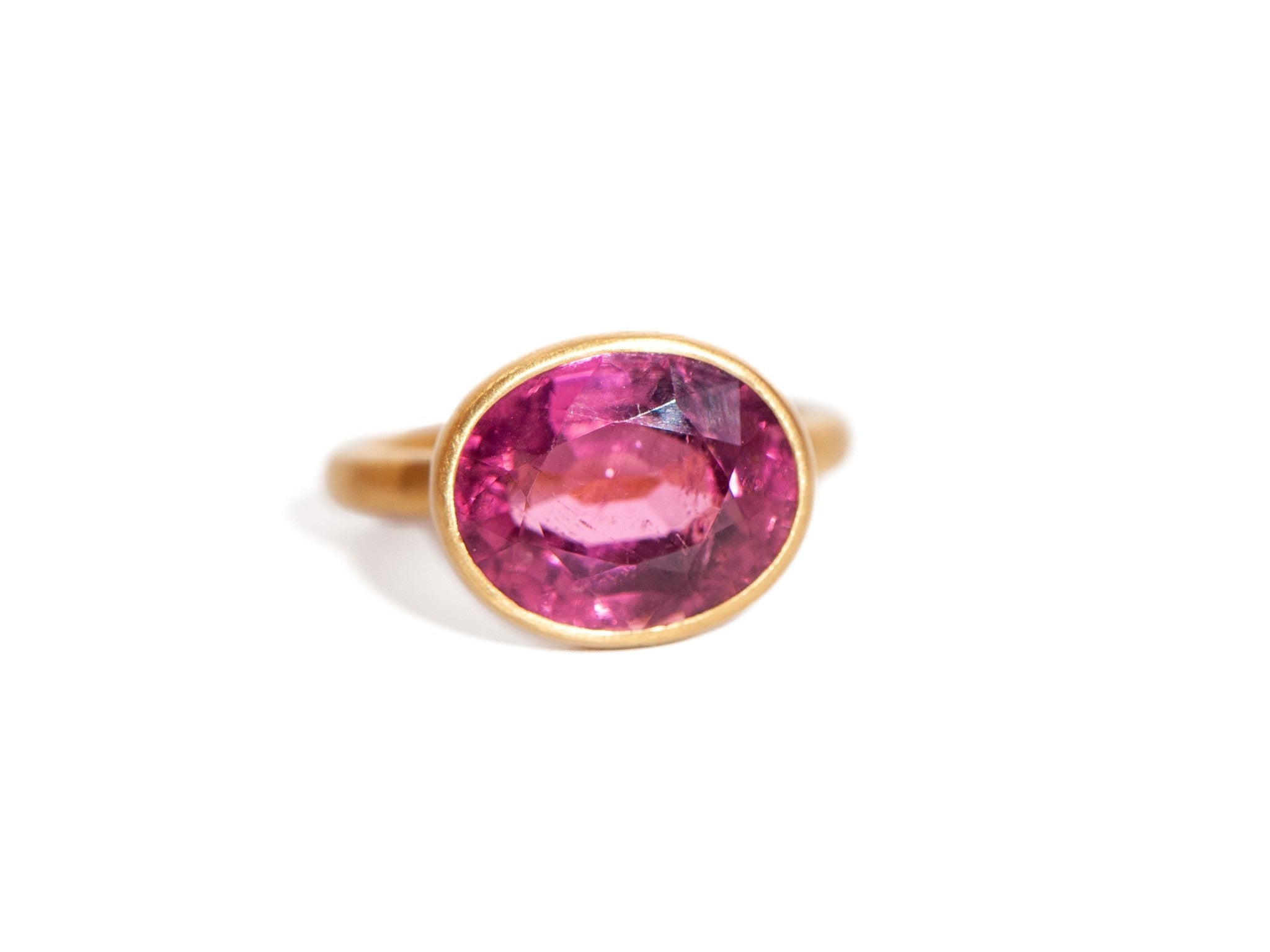 PINK TOURMALINE PRINCESS RING