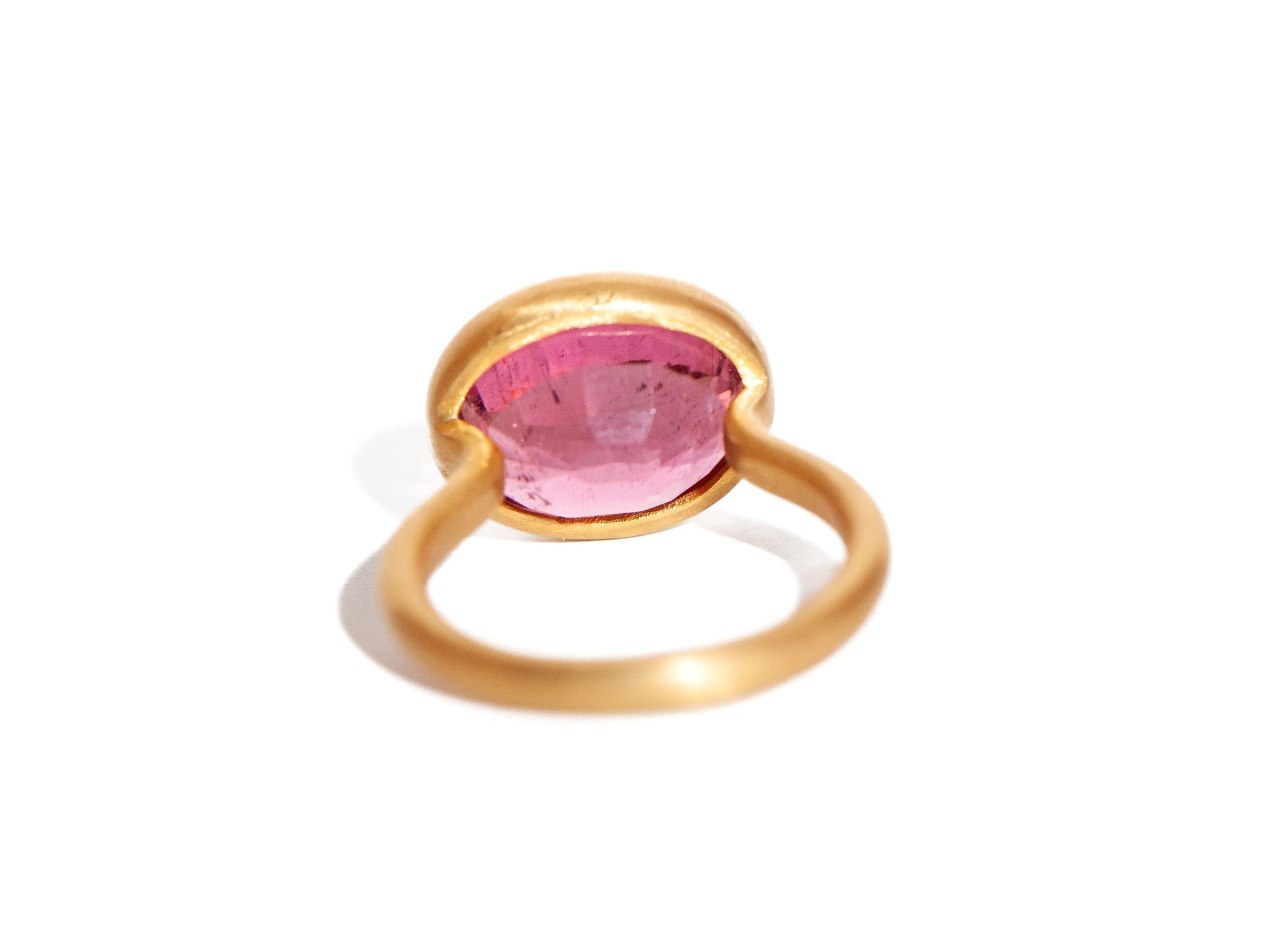 PINK TOURMALINE PRINCESS RING