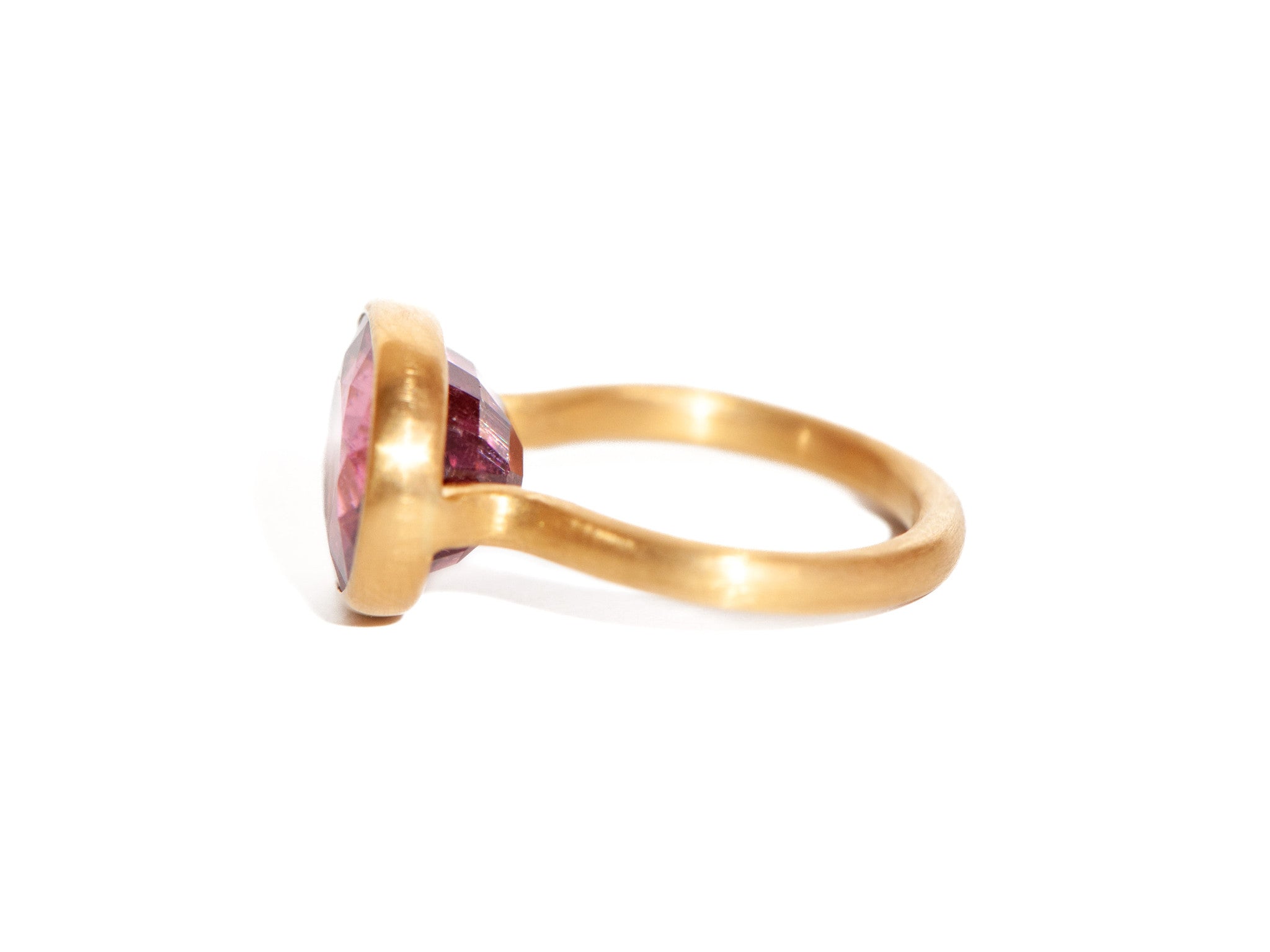 PINK TOURMALINE PRINCESS RING