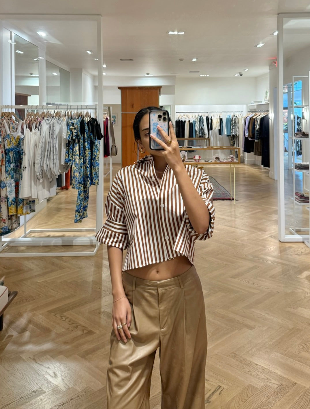 TWP | SHORT SLEEVE NEXT EX BUTTON DOWN TOP