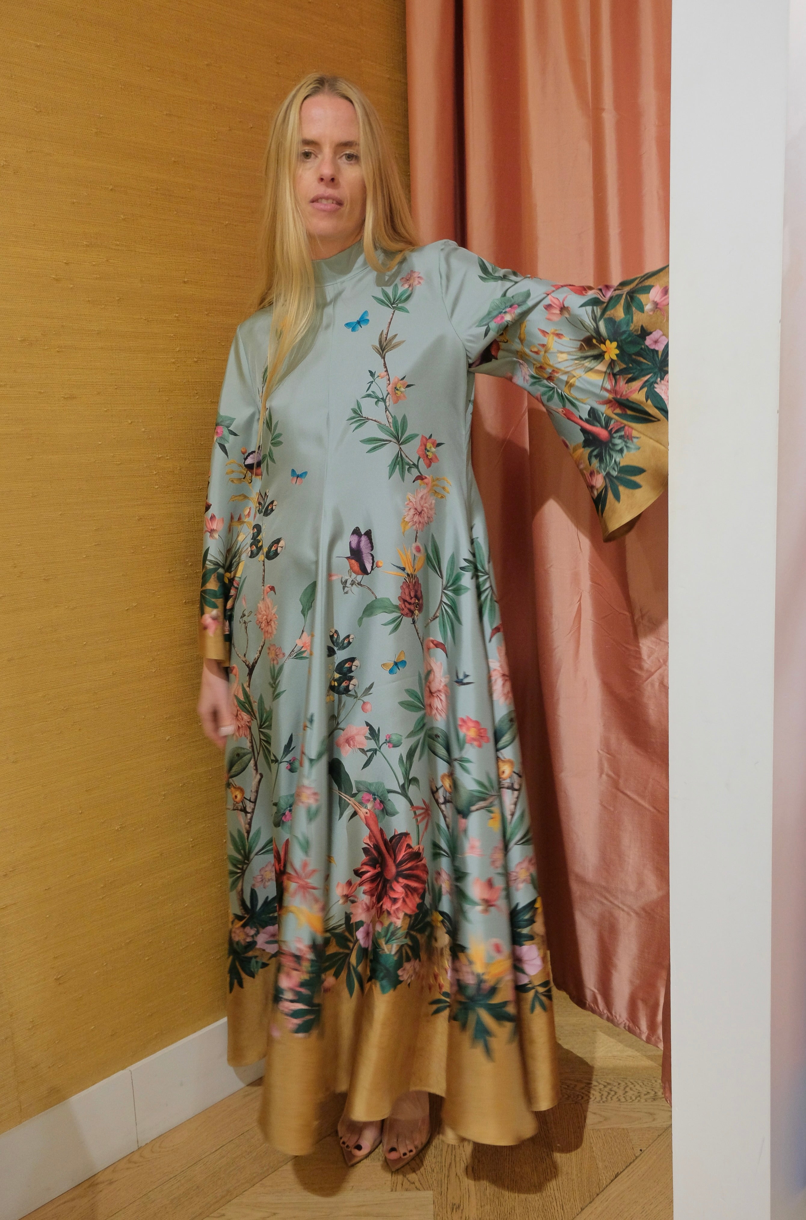 LA DOUBLE J | PRINTED MAGNIFICO MAXI DRESS