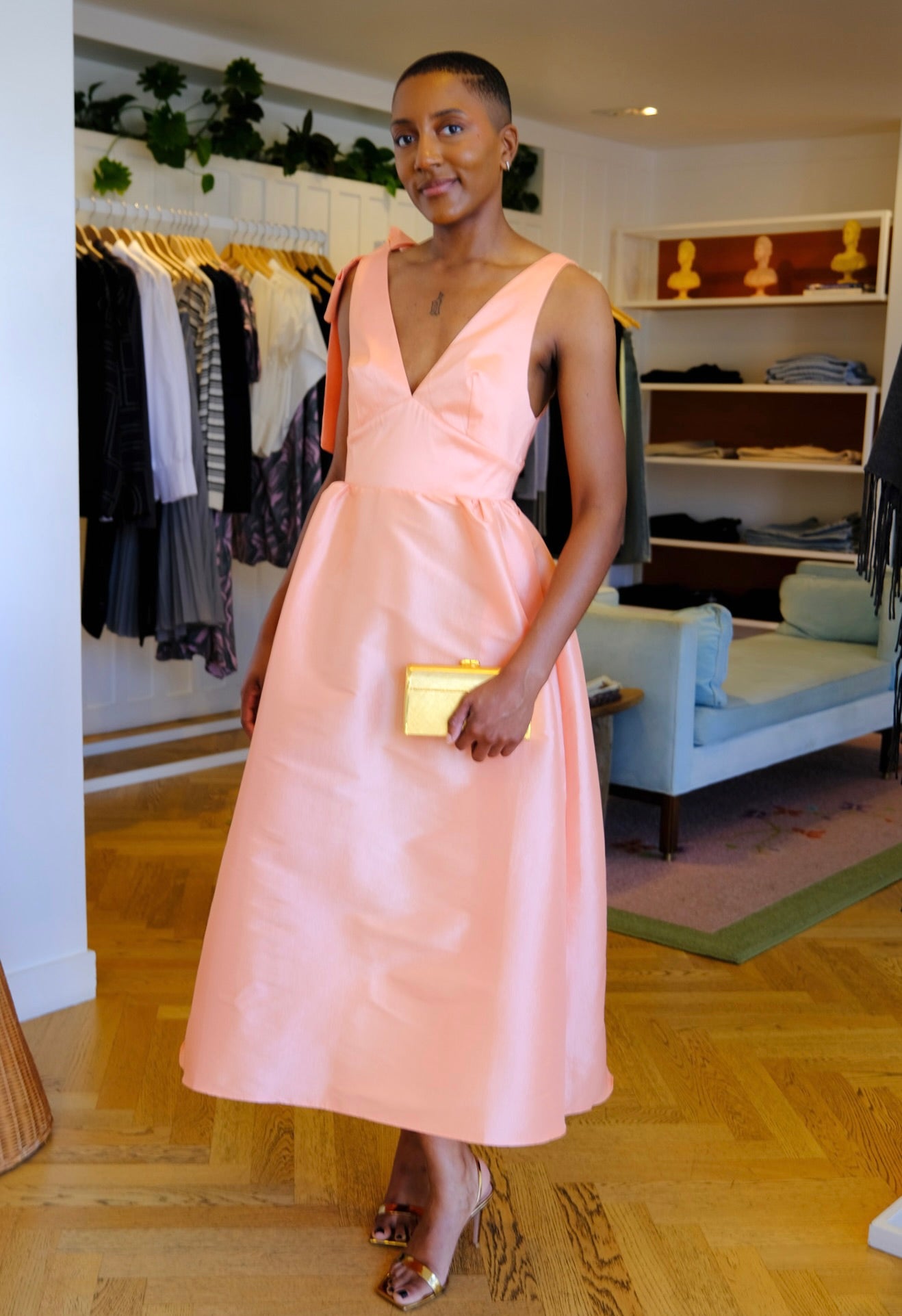 KIKA VARGAS | TAFFETA SHIRLEY DRESS