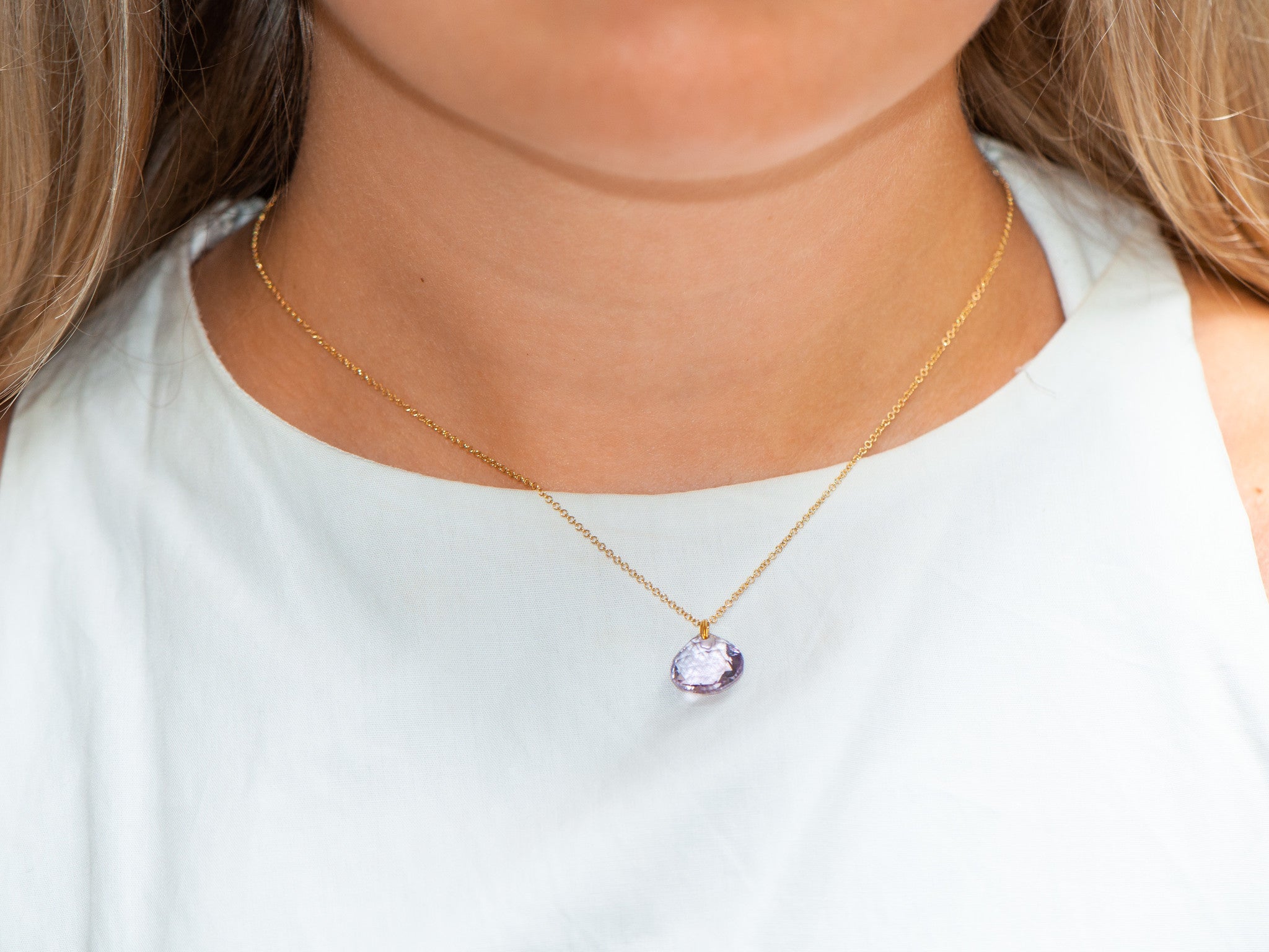 AMETHYST BRIOLETTE PENDANT