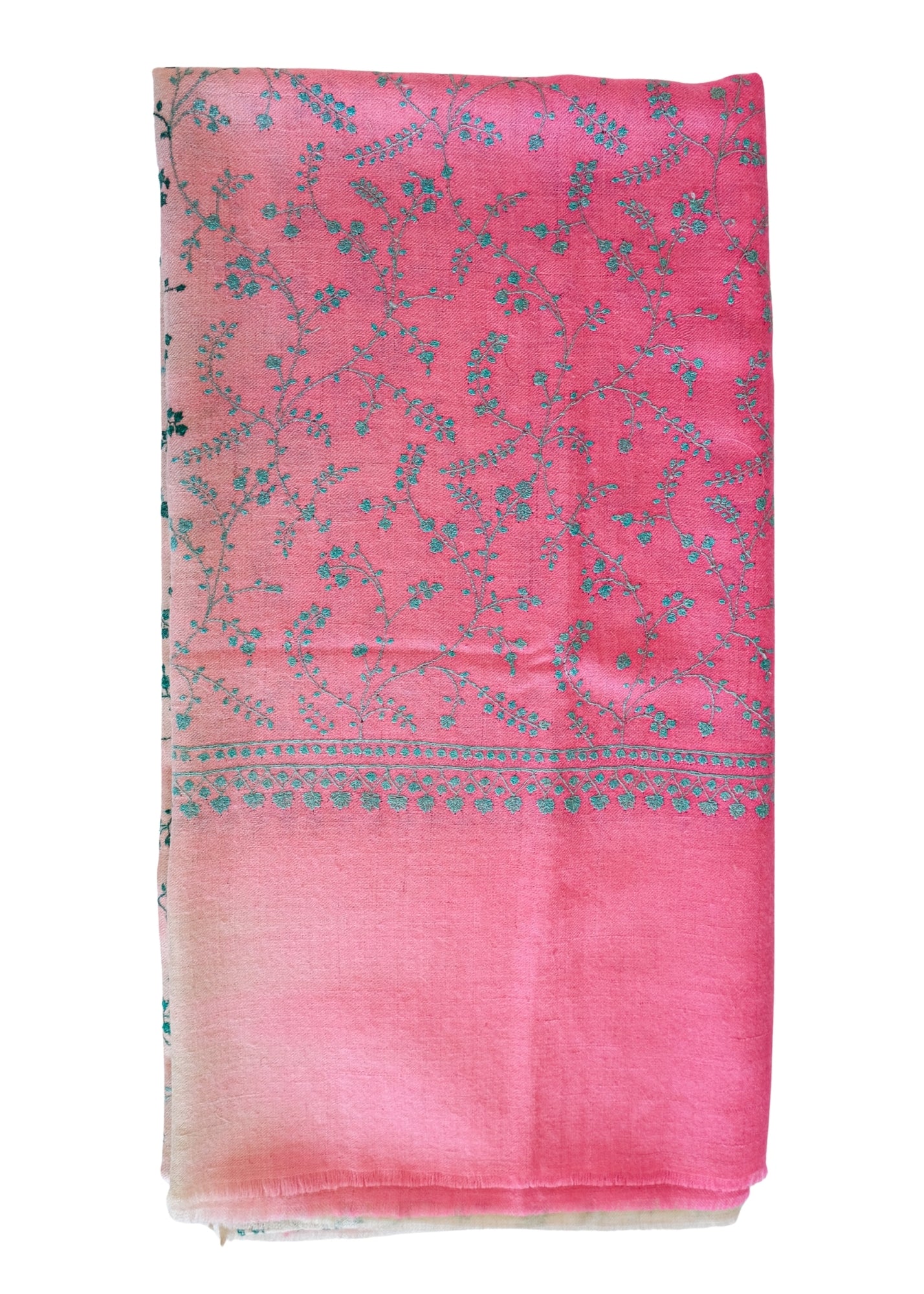 YASER | TWO TONE FLORAL SHAWL