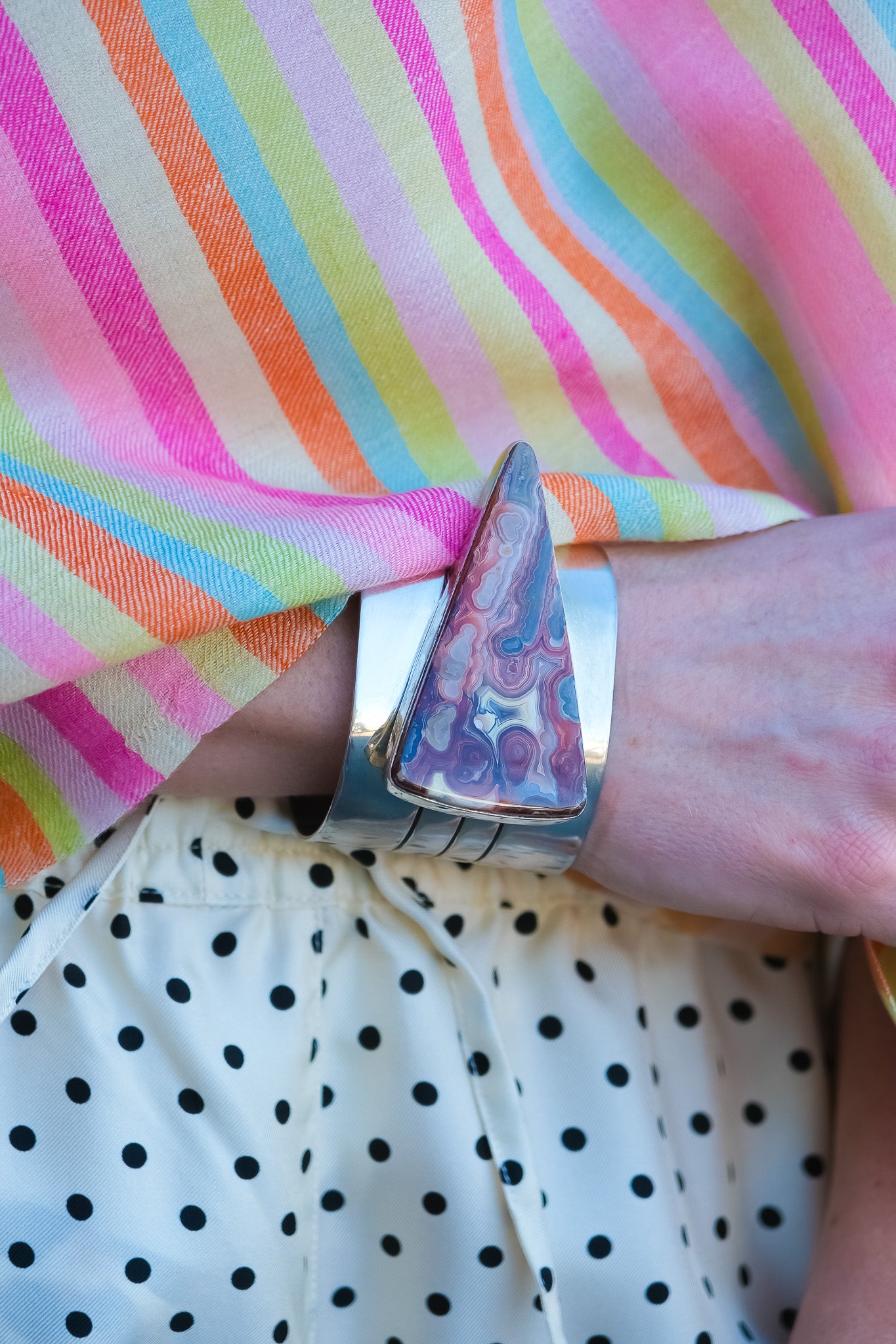 YASER SHAW | VIBRANT STRIPE SHAWL