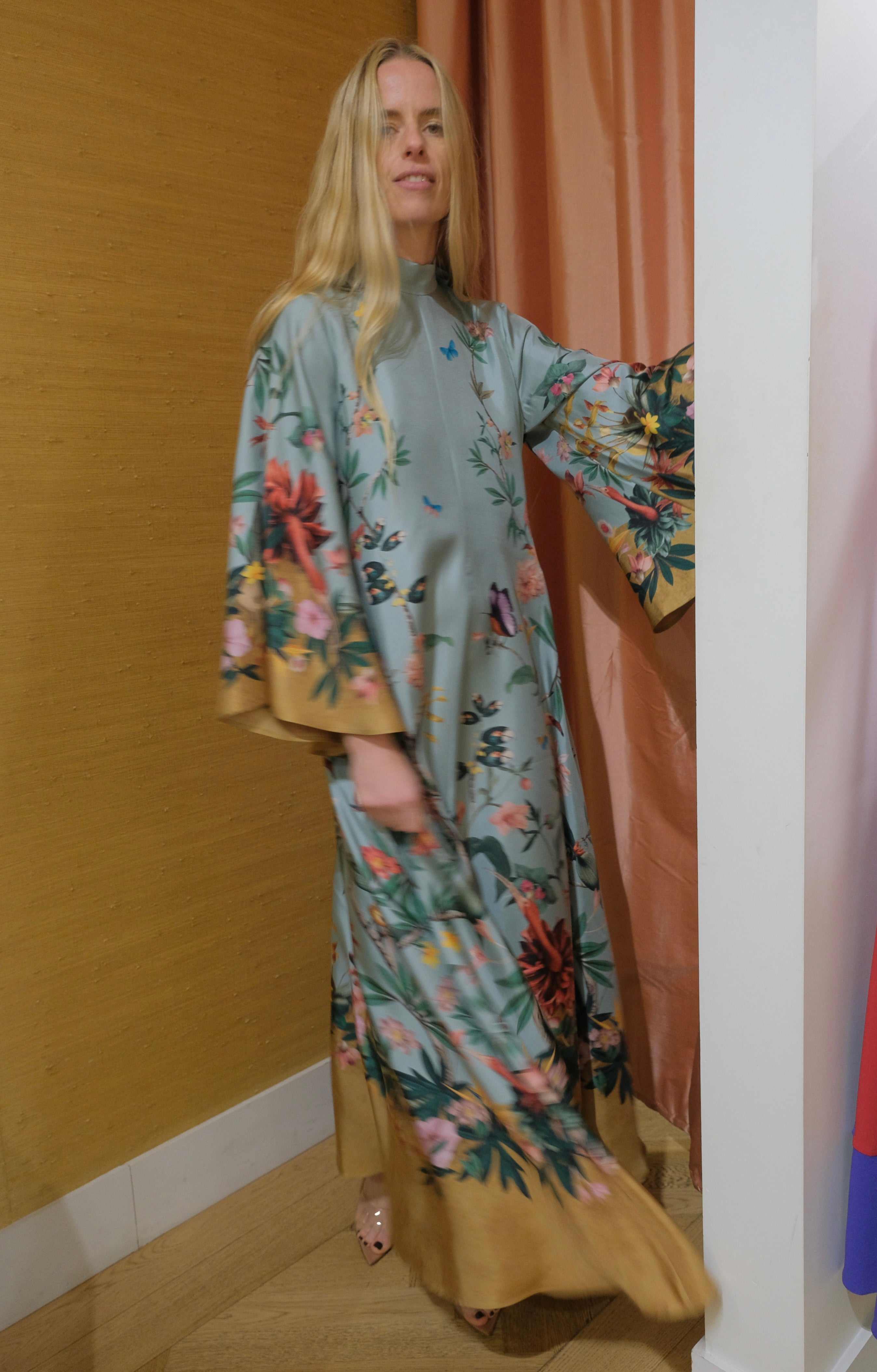 LA DOUBLE J | PRINTED MAGNIFICO MAXI DRESS