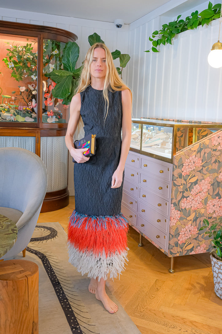 ROKSANDA | ZUA FRINGE MIDI DRESS