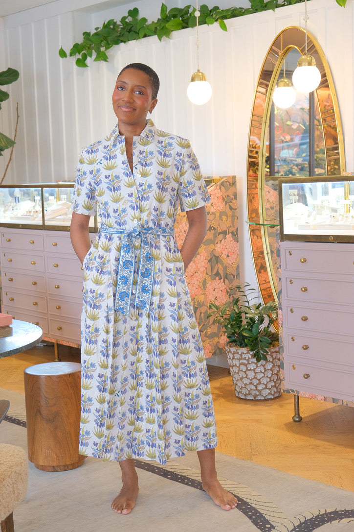 EMPORIO SIRENUSE | CLAUDIA CELESTINE FLOWER SHIRTDRESS