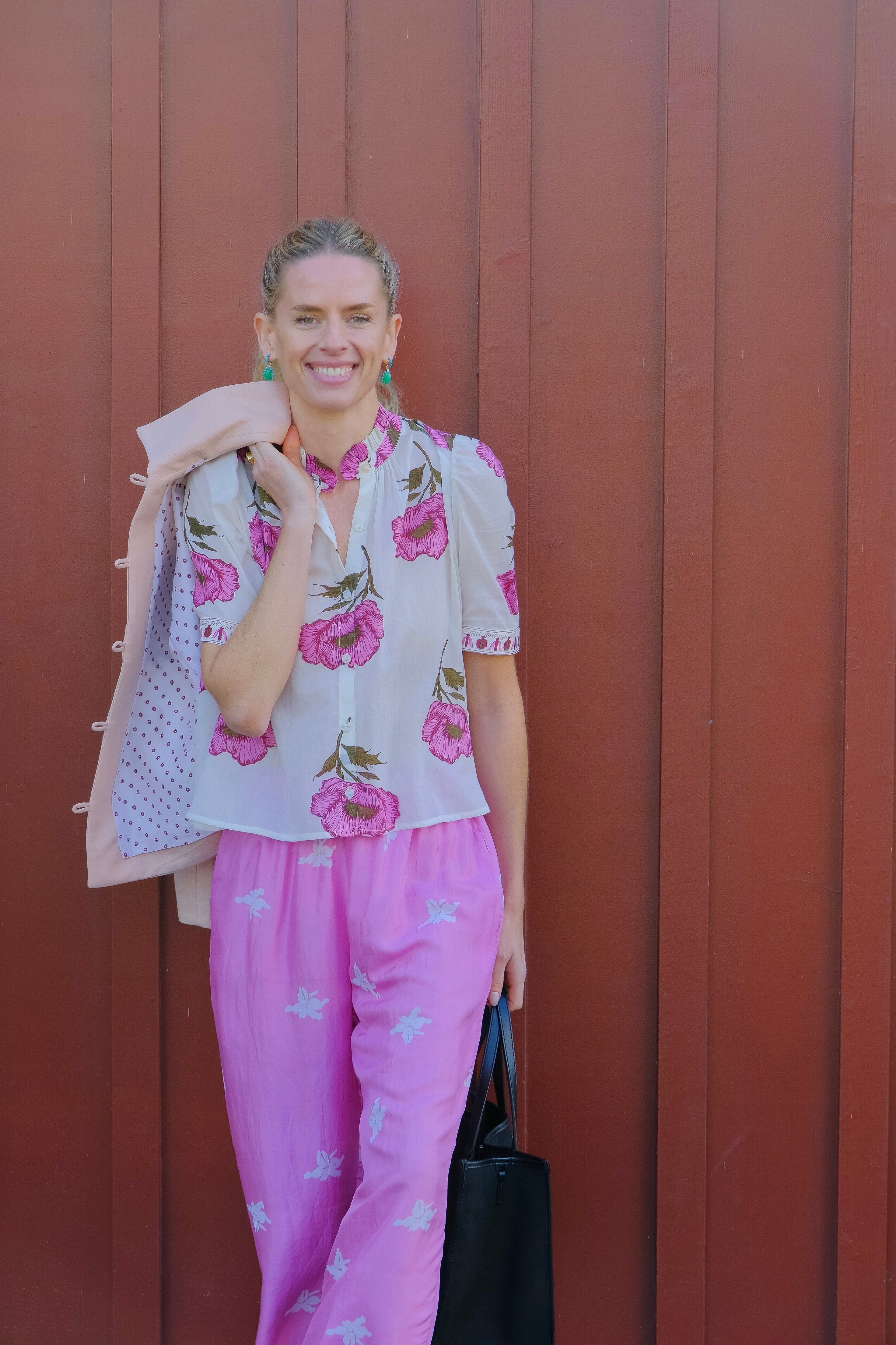 ALIX OF BOHEMIA | ANNABEL MELON BLOOM SHIRT