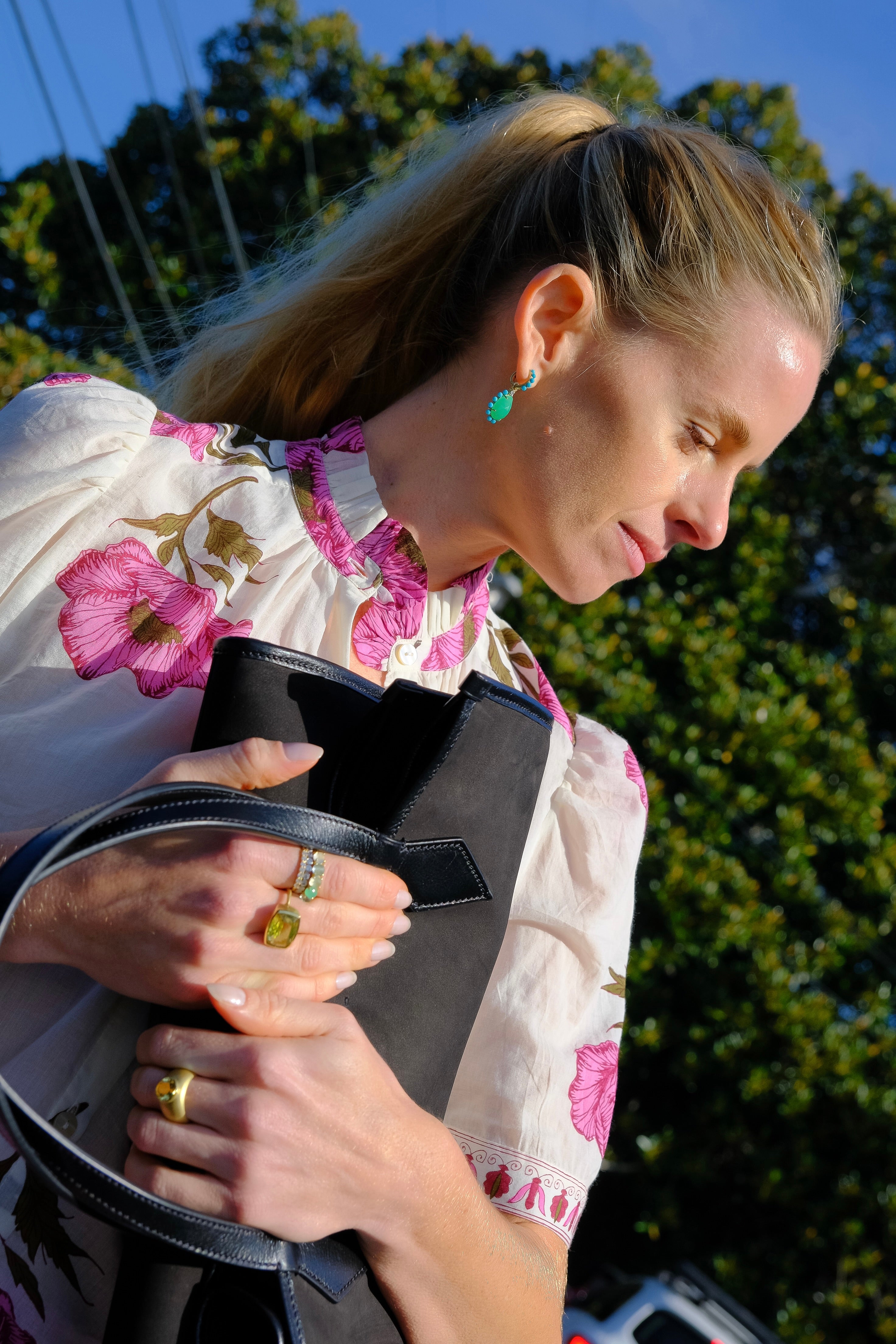 ALIX OF BOHEMIA | ANNABEL MELON BLOOM SHIRT