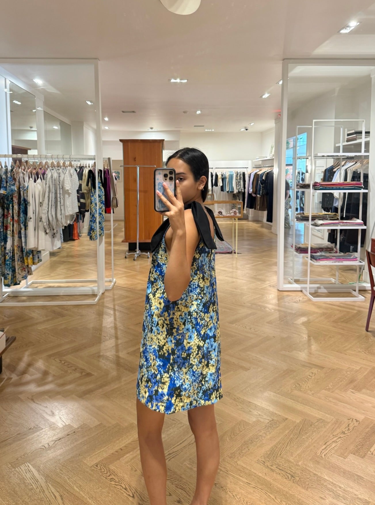 KIKA VARGAS | TWILL FRANCES SHORT DRESS