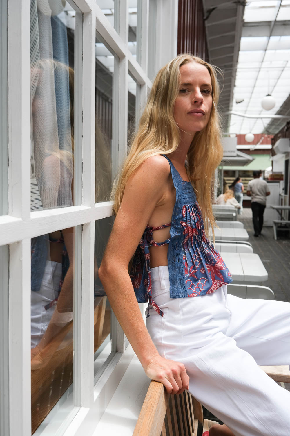ALIX OF BOHEMIA | MIMI DELFT HIVE TOP | WOMEN'S LUXURY DESIGNER CLOTHING, SHOES, HANDBAGS & JEWELRY | CAPITOL CHARLOTTE, NC & BRENTWOOD, CA