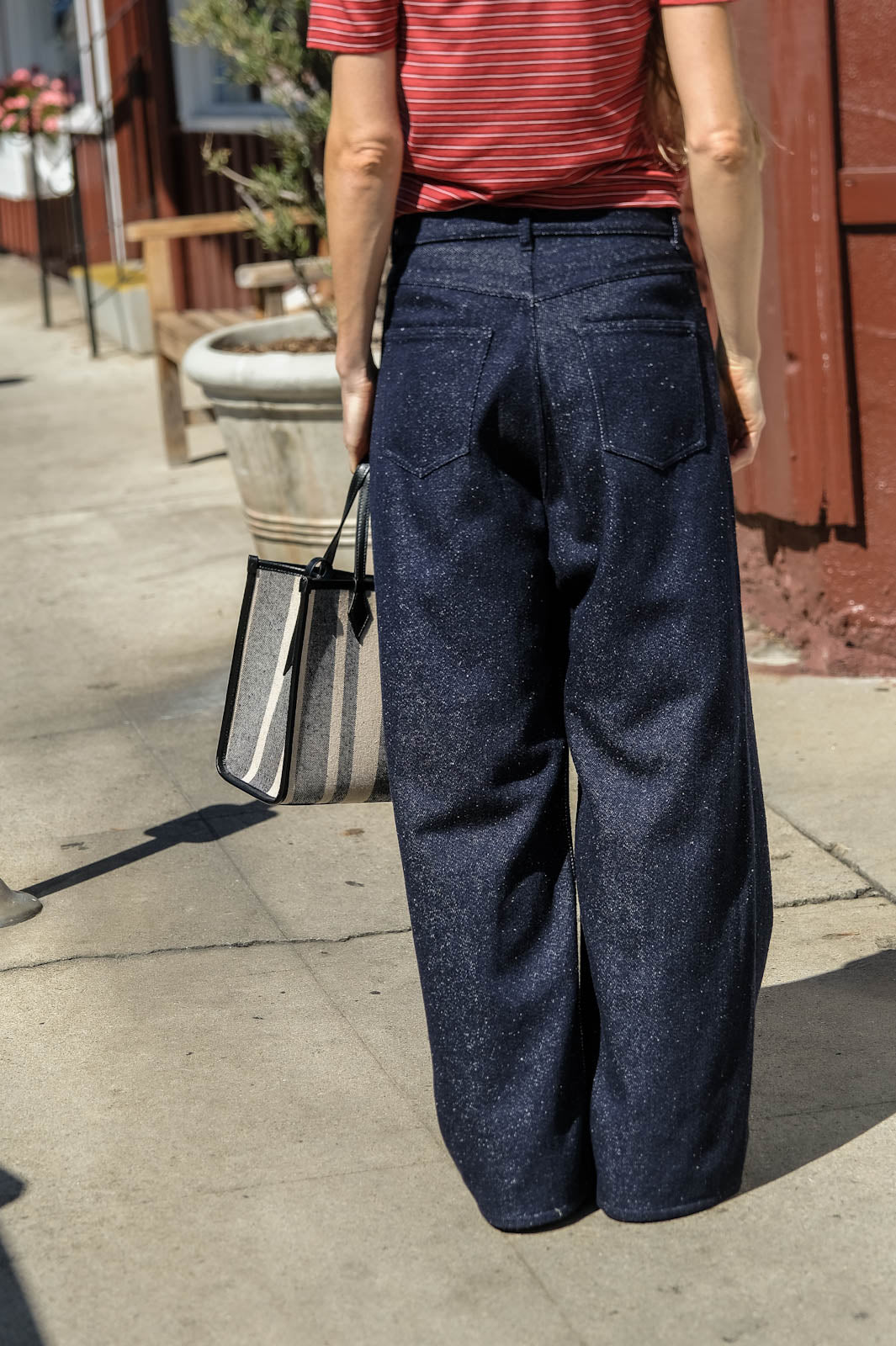AURALEE | SE DENIM WIDE LEG PANTS