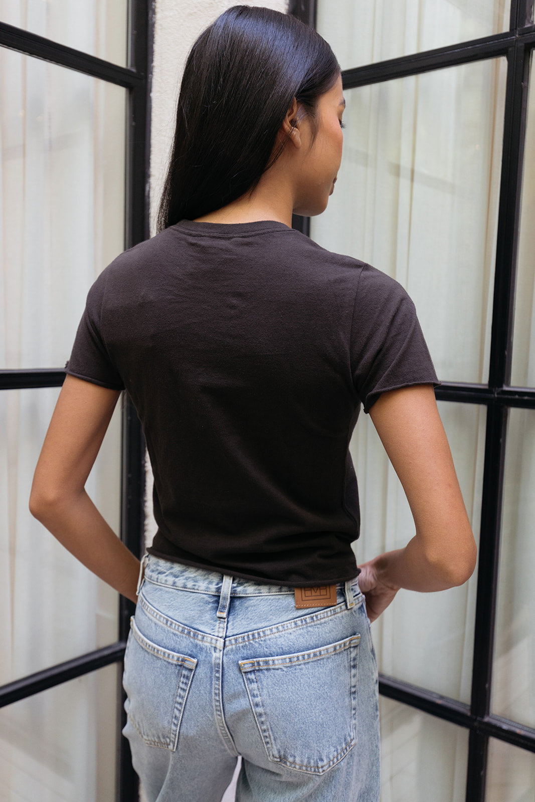 AURALEE | ORGANIC COTTON JERSEY T SHIRT